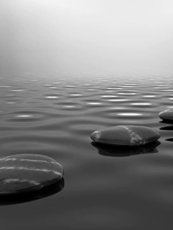 Duschrückwand - Trittstein