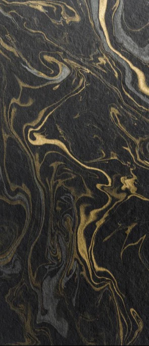 Duschrückwand - Marmor mit antikem goldenen und weißen Muster