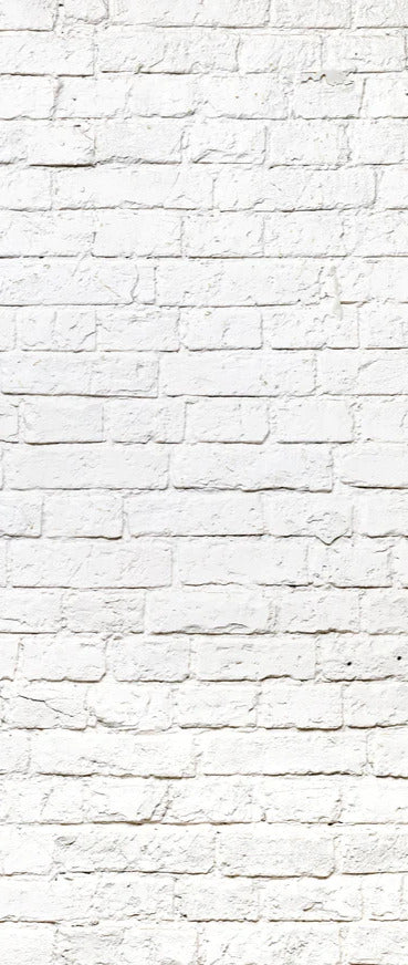 Duschrückwand - Weißer Backstein