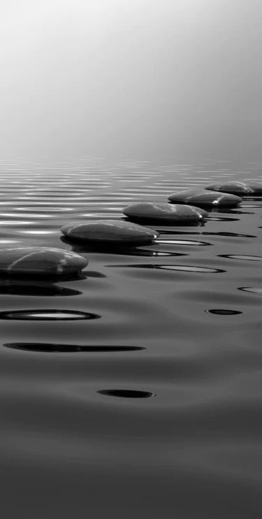 Duschrückwand - Trittstein