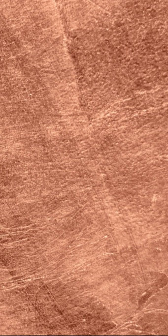 Duschrückwand - gebürstetes belichtetes Kupfer