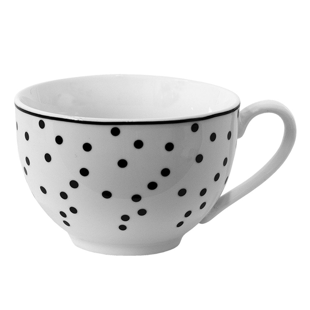 Tasse und Untertasse 12x9x6 cm / Ø 14x2 cm / 250 ml