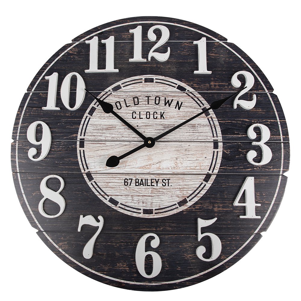 Wanduhr Ø 59x5 cm / 1xaa