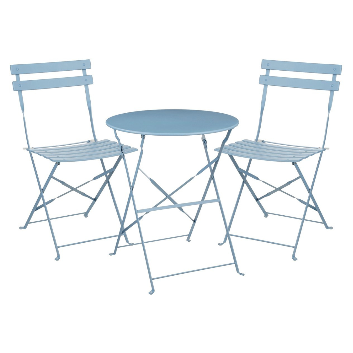 Garten-Bistro-Set Laurence Hellblau