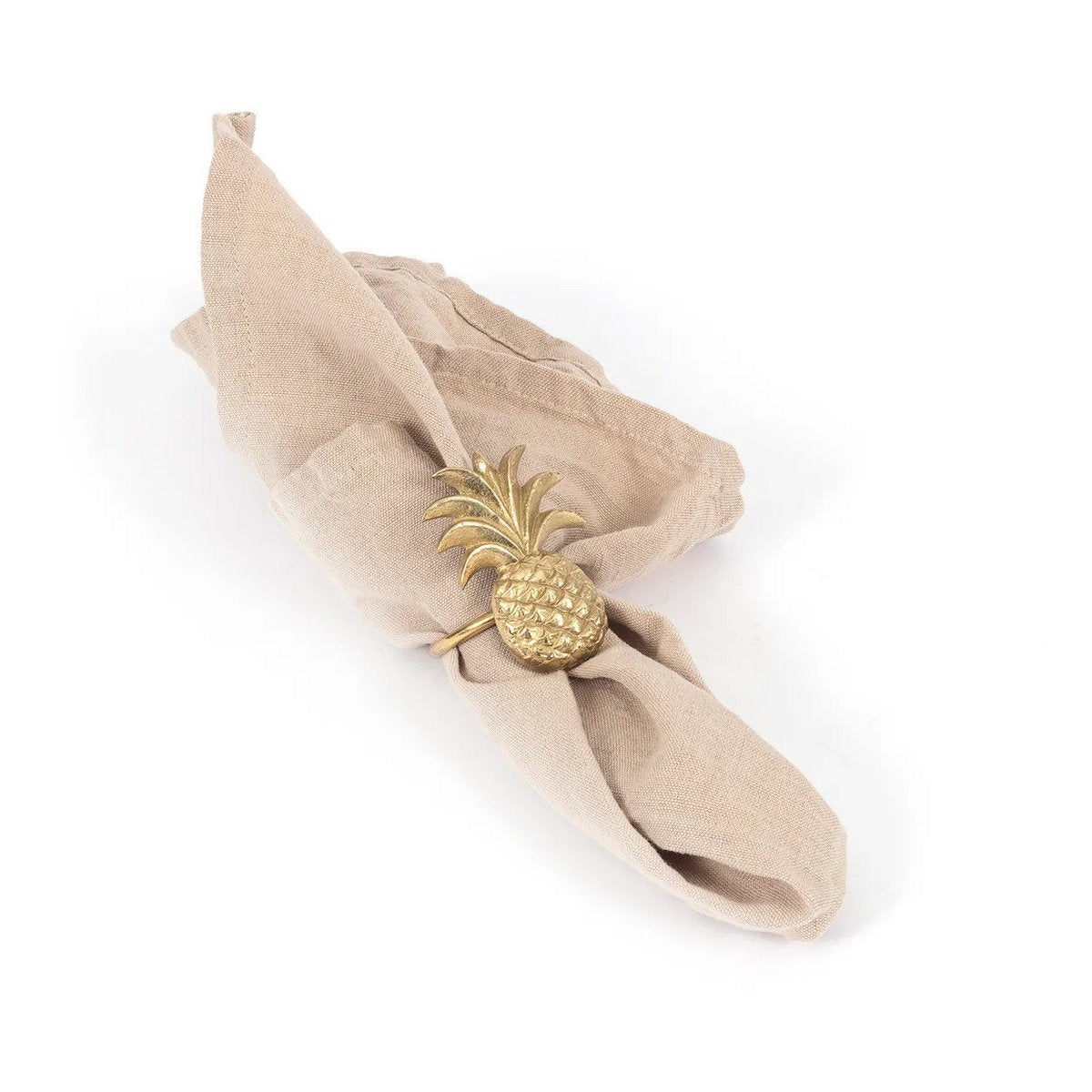 Der Ananas-Serviettenring – Gold