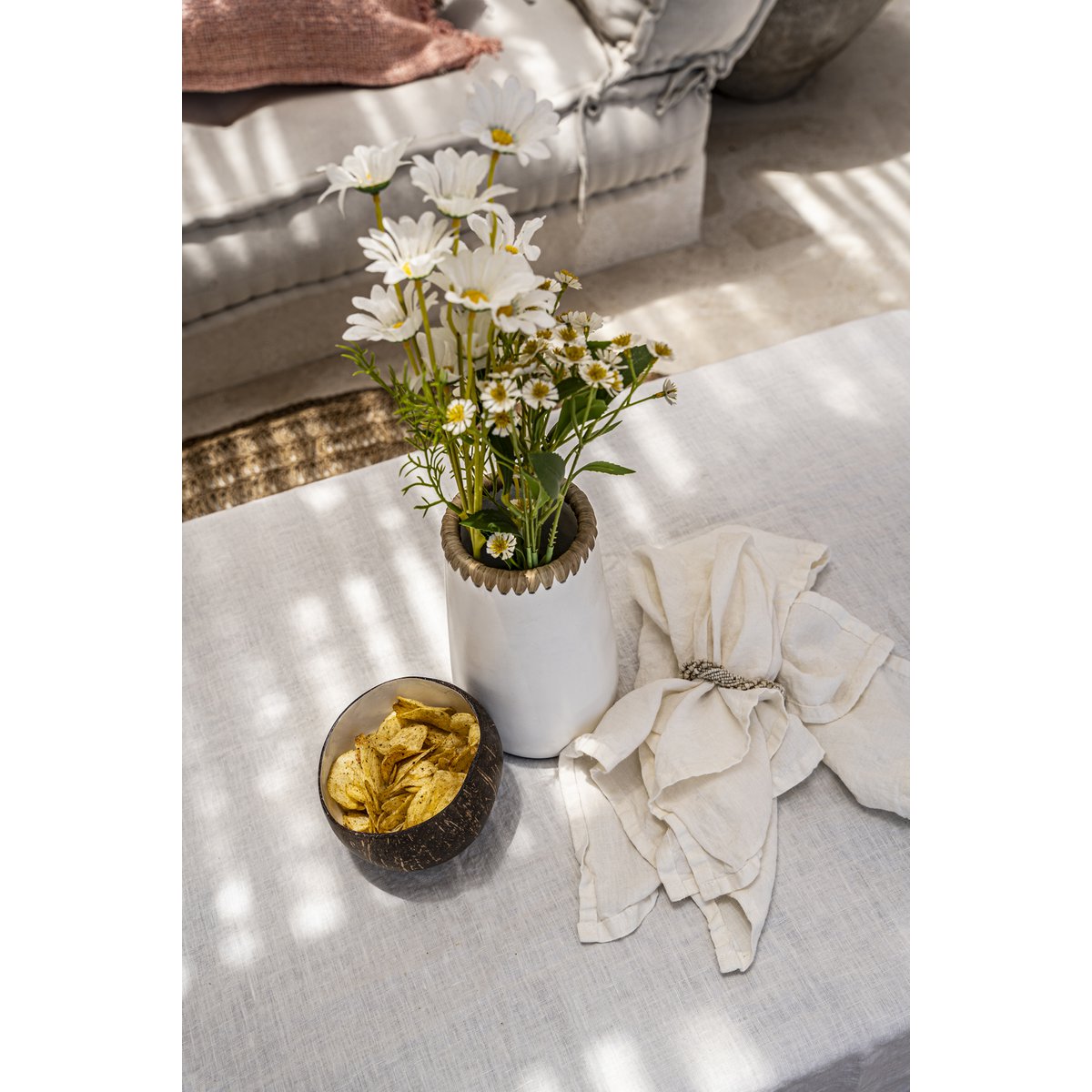 The Linen Napkin - White
