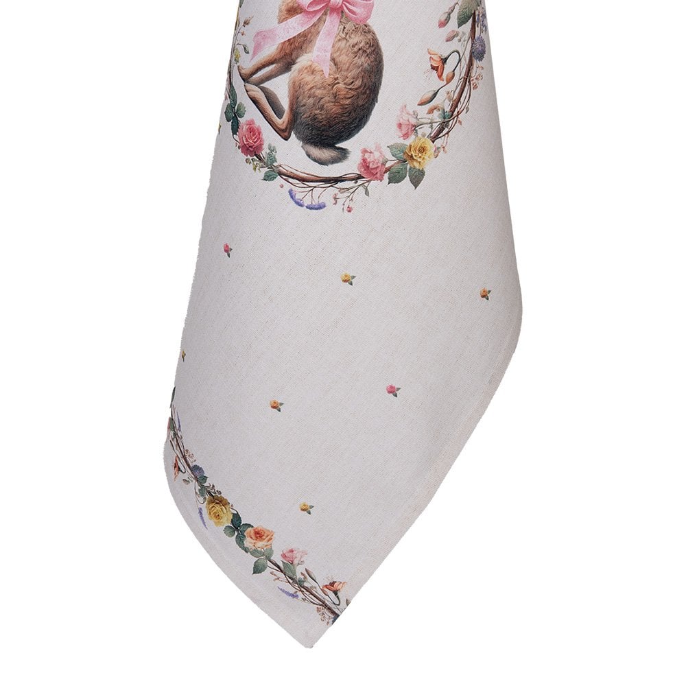 Geschirrtuch 50x70 cm Beige Baumwolle