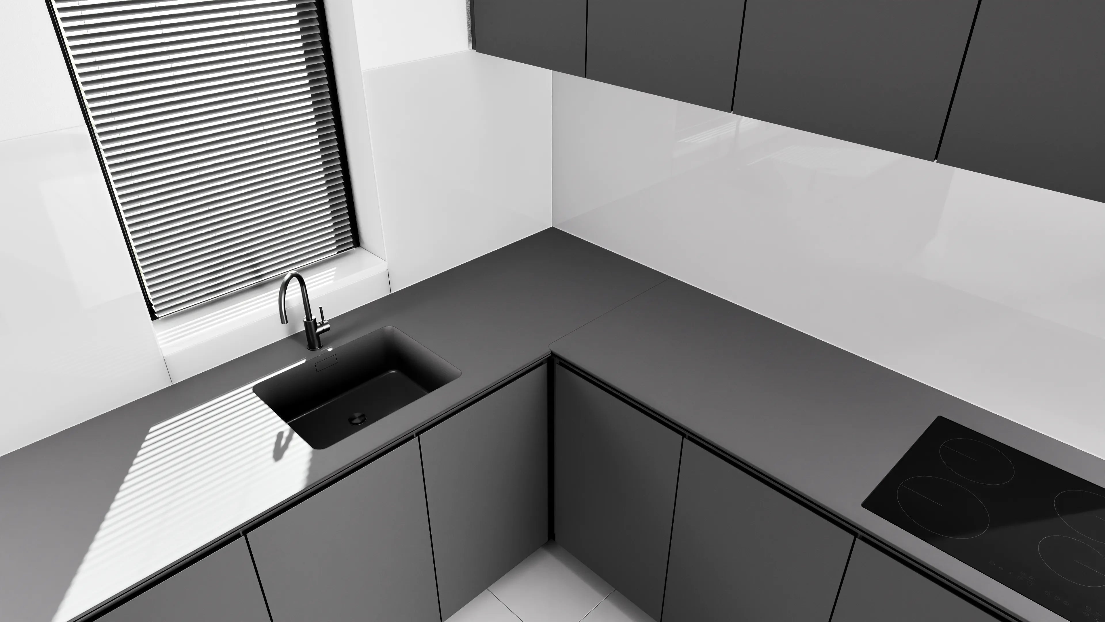 Arbeitsplatte - Grey Luxury