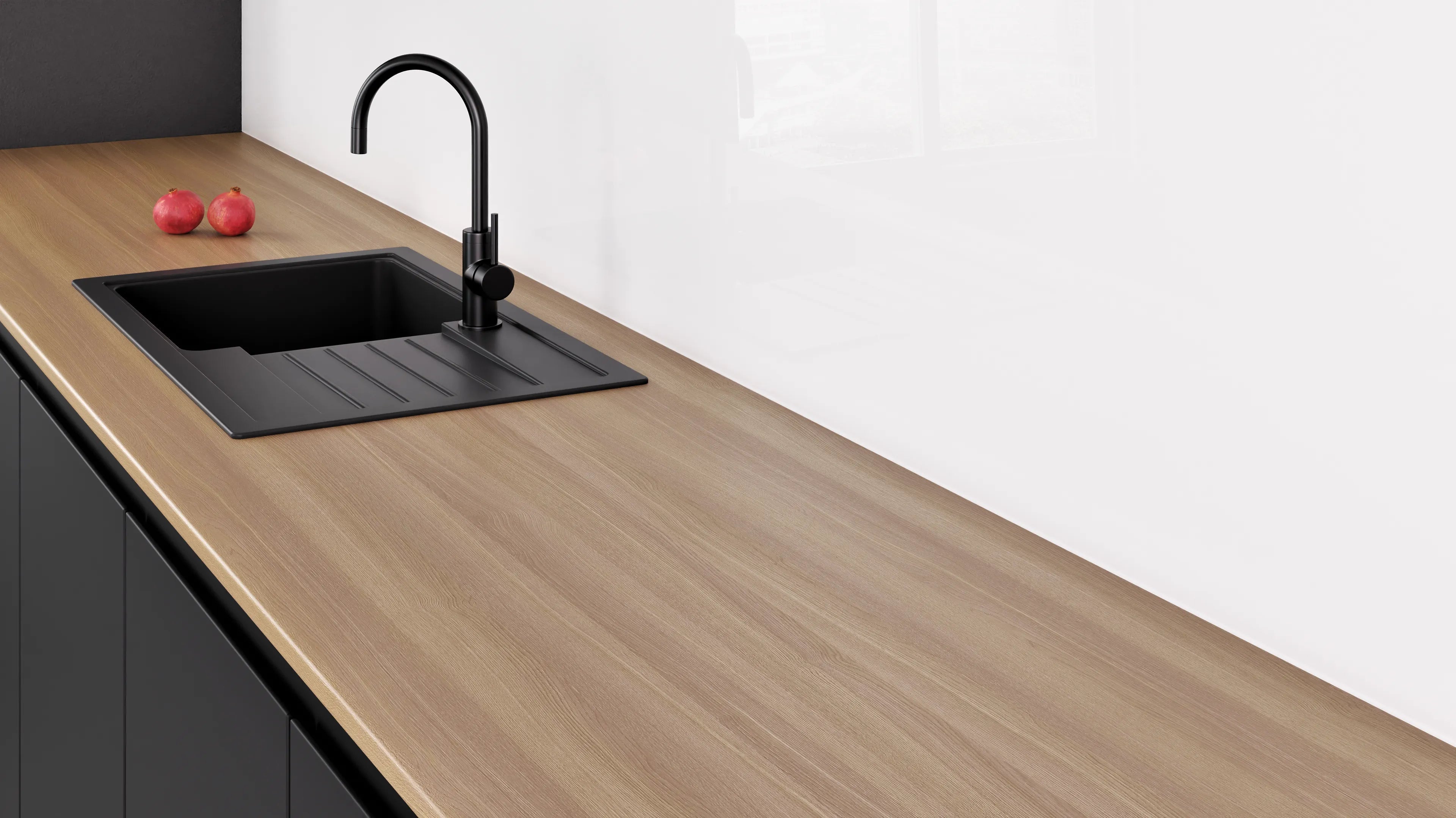 Arbeitsplatte - Helle Eiche