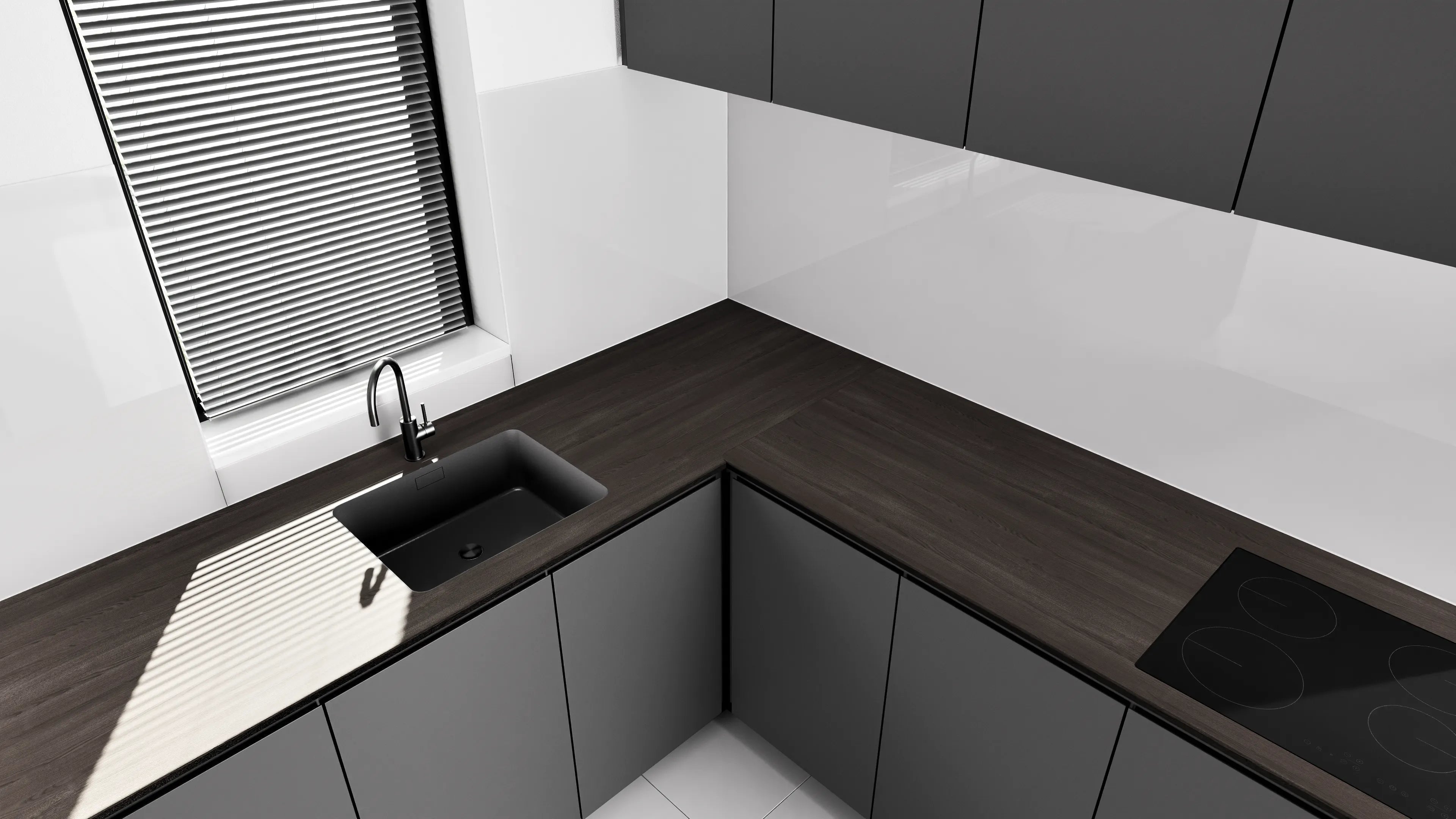 Arbeitsplatte - Mocca Eiche