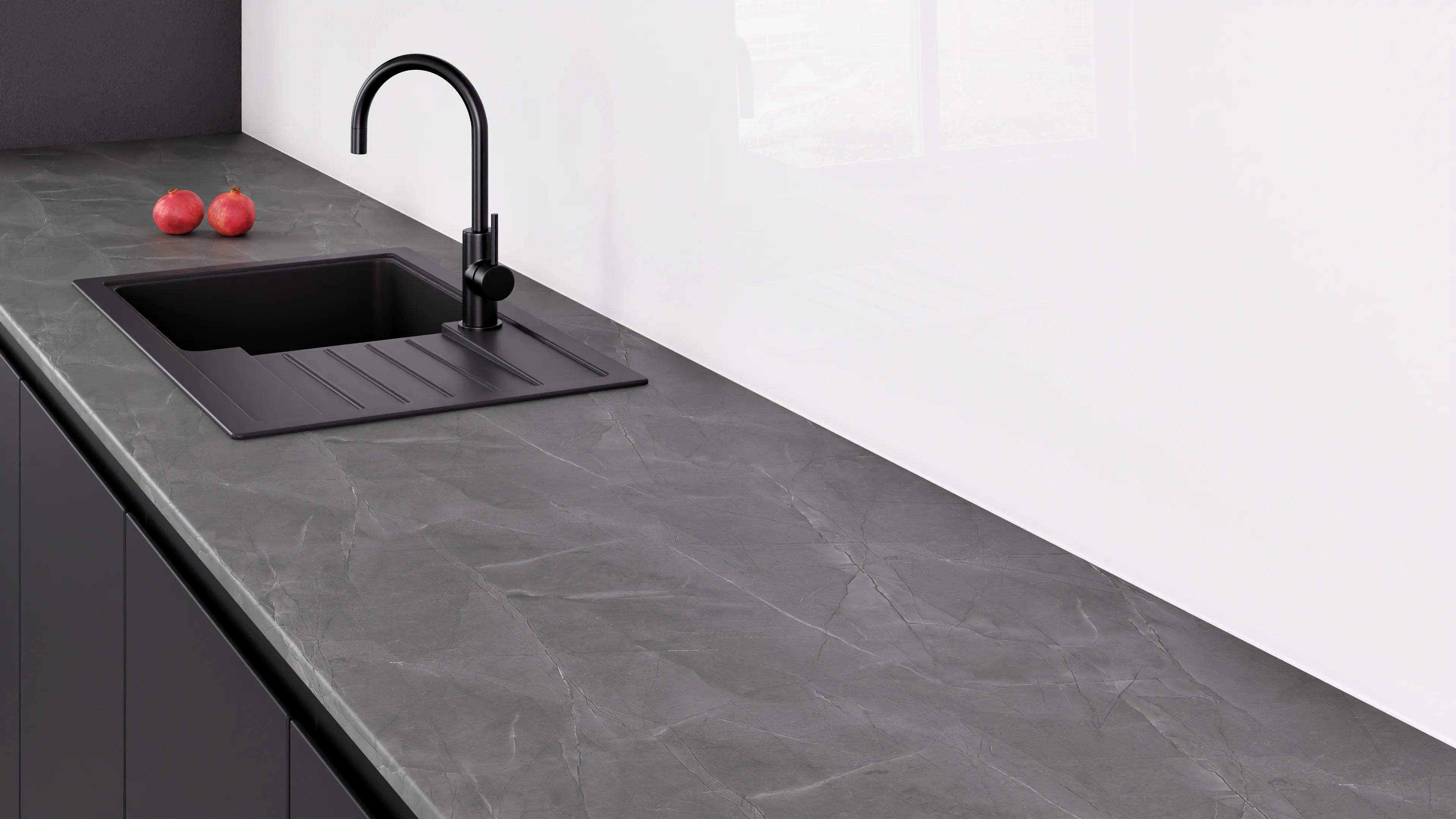 Arbeitsplatte - Stone Marble Green-Grey