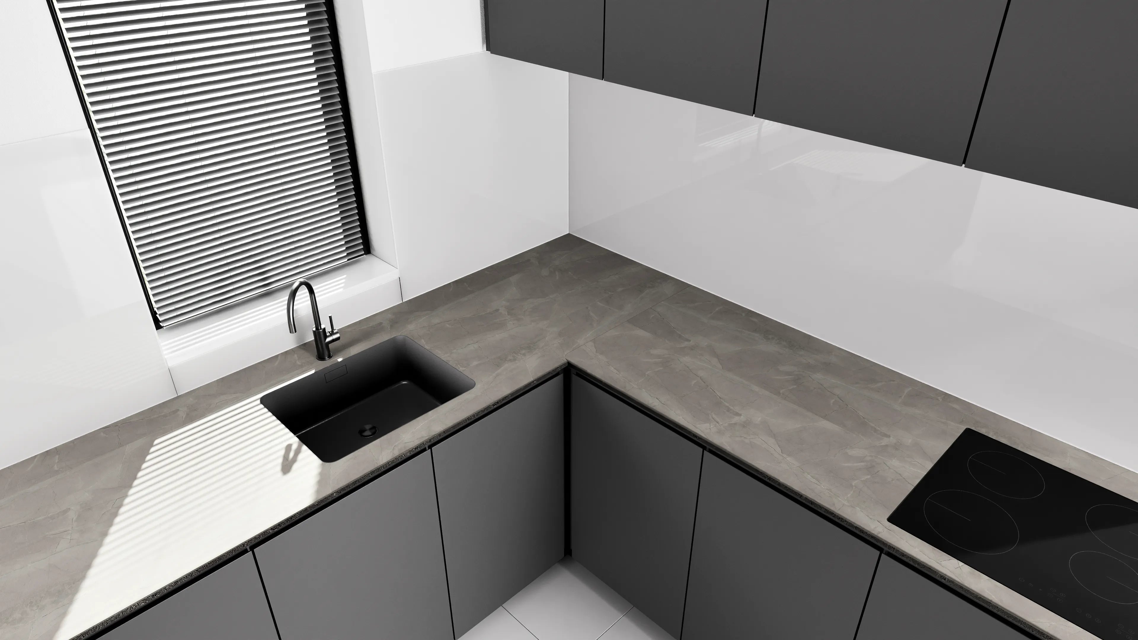 Arbeitsplatte - Stone Marble Grey