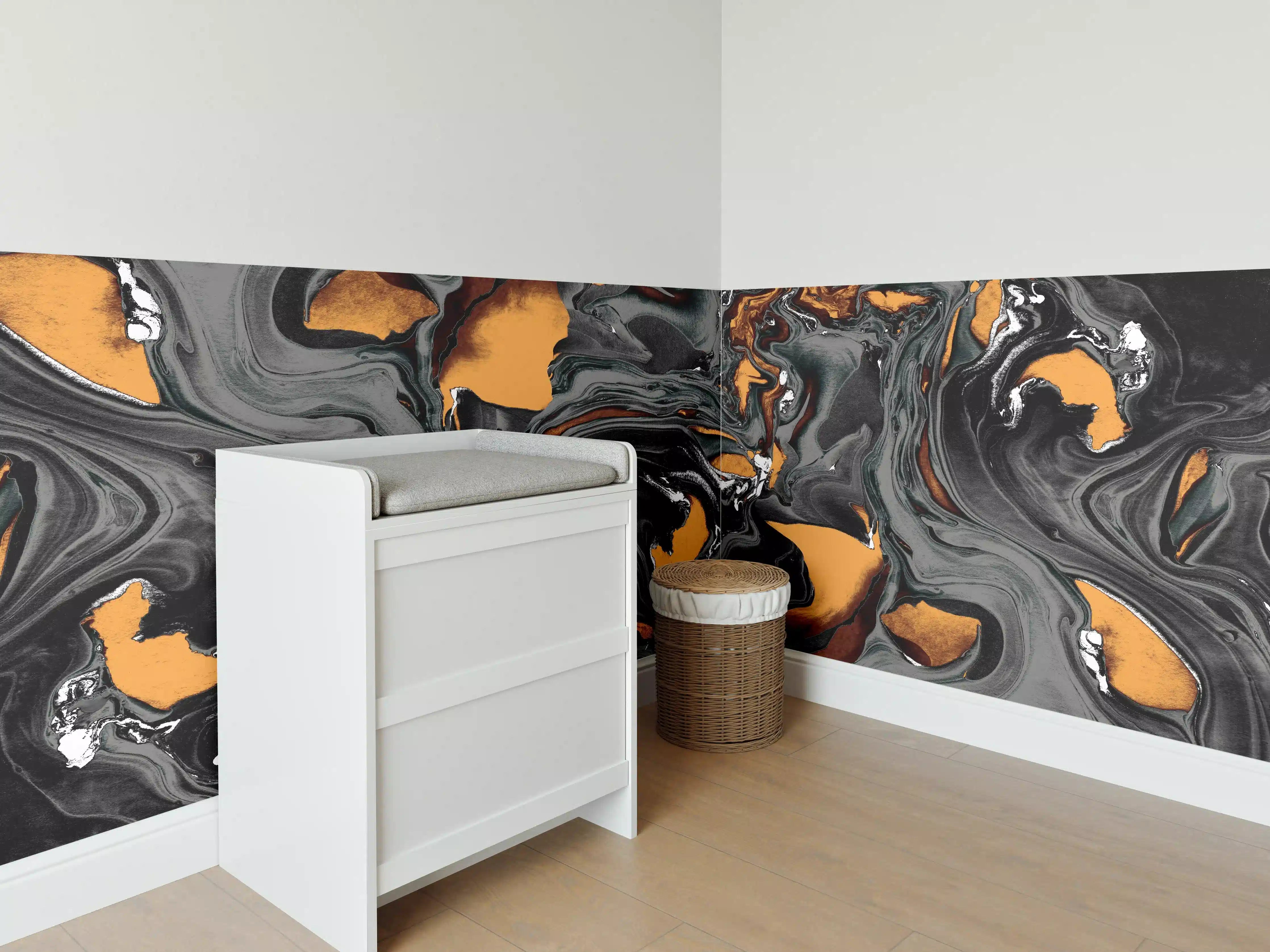Babyzimmer Wandgestaltung - Abstrakter Kunsthintergrund