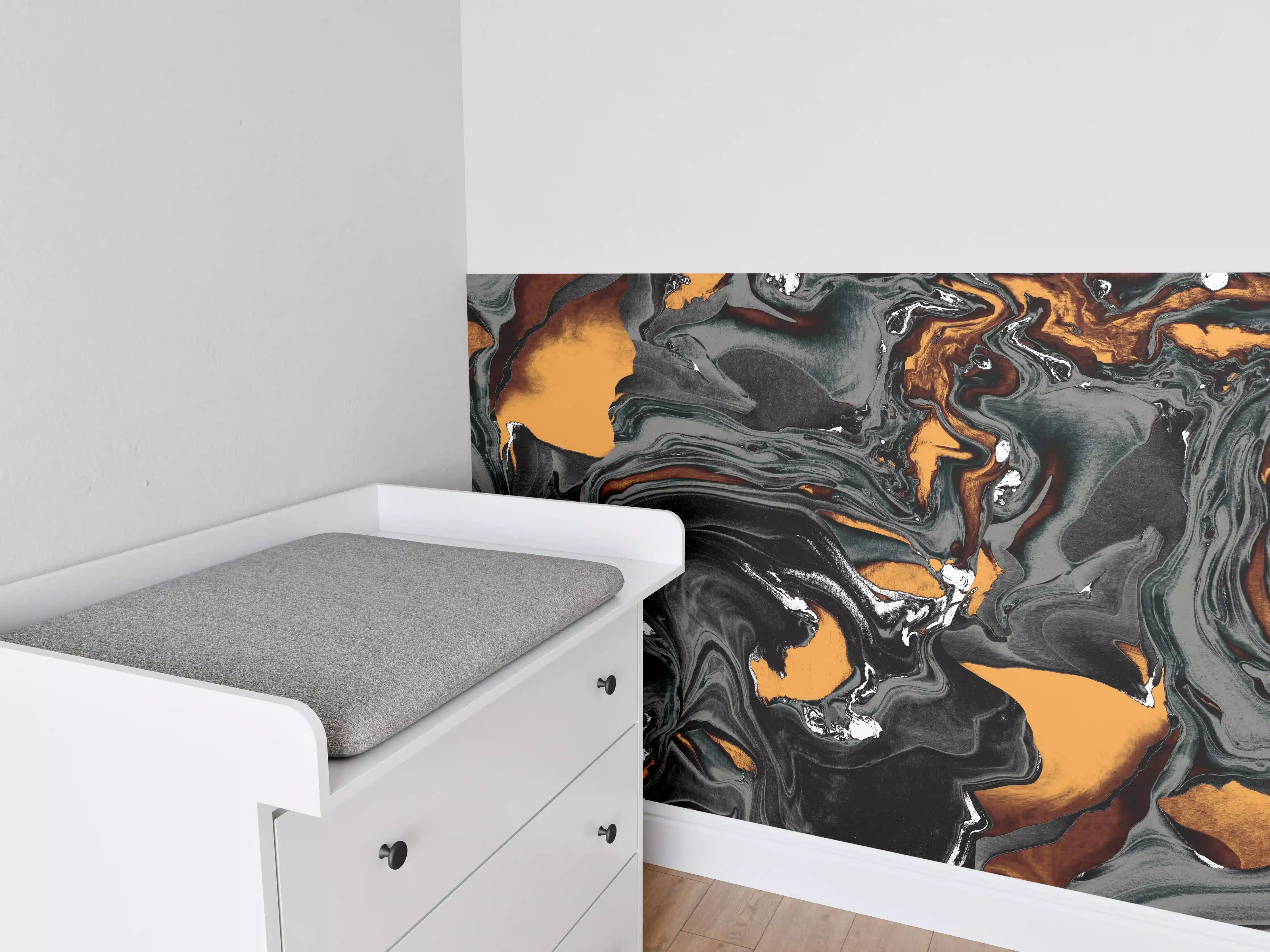 Babyzimmer Wandgestaltung - Abstrakter Kunsthintergrund