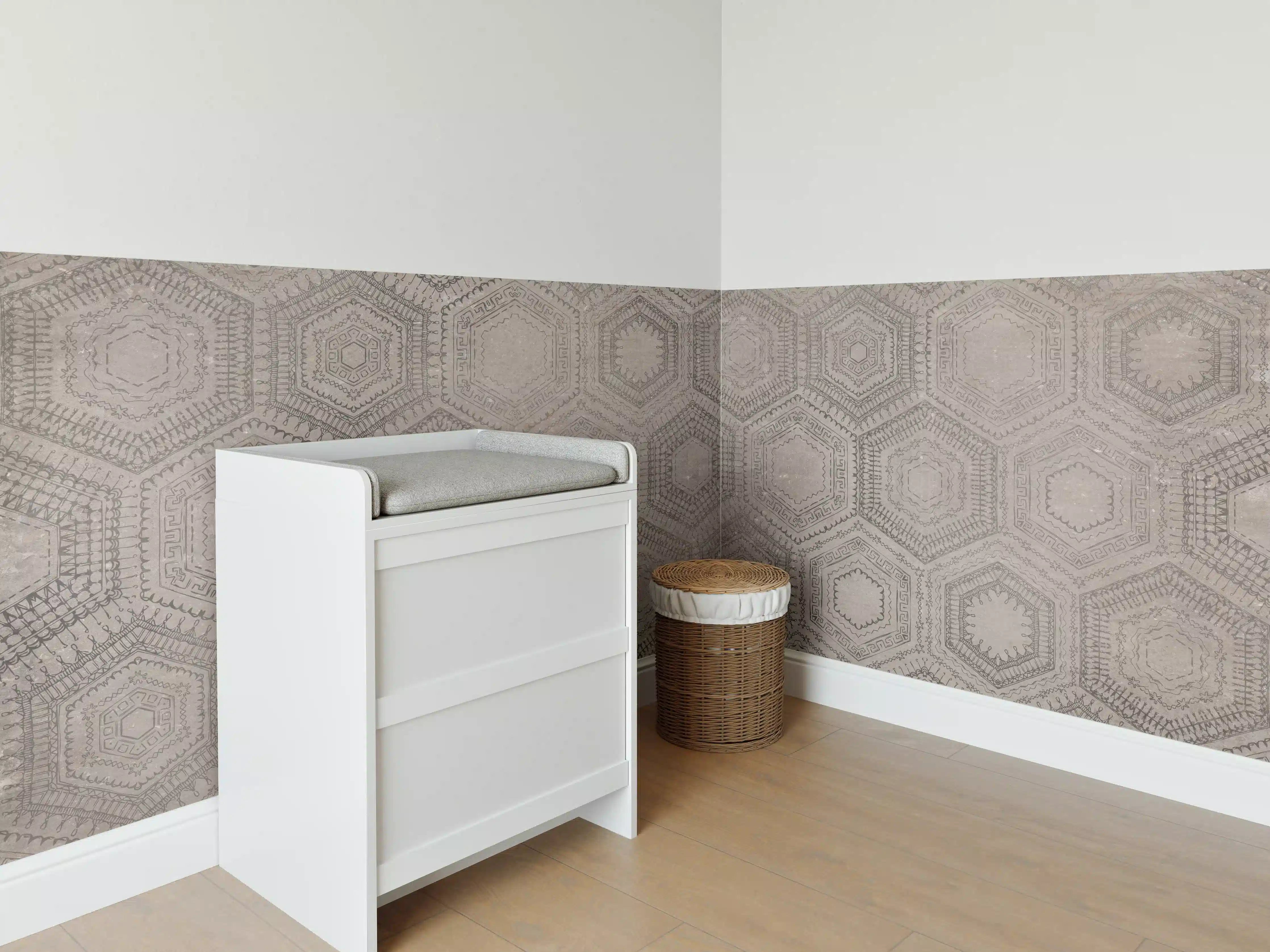 Babyzimmer Wandgestaltung - Alte Orientalische Mosaik