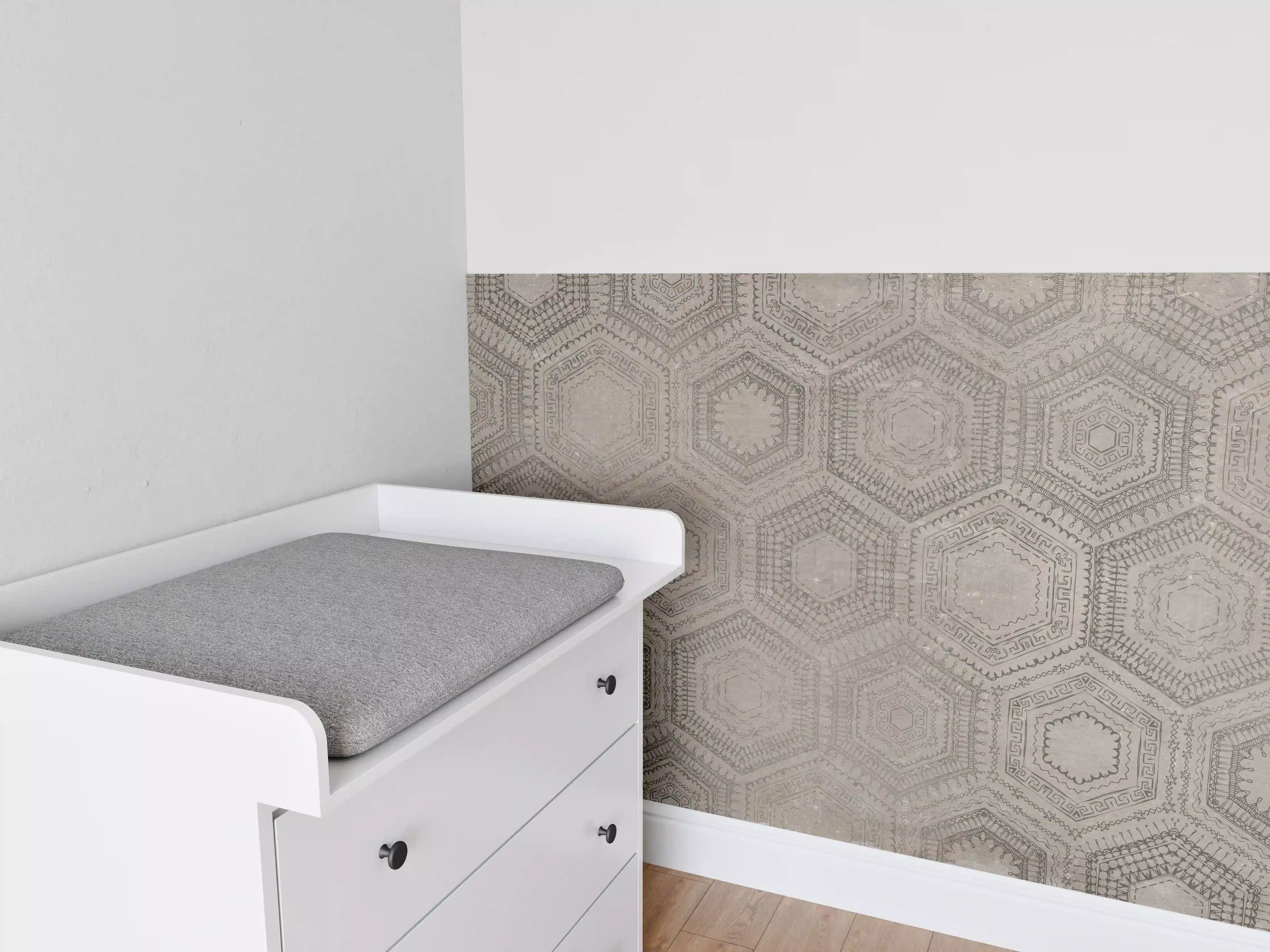 Babyzimmer Wandgestaltung - Alte Orientalische Mosaik