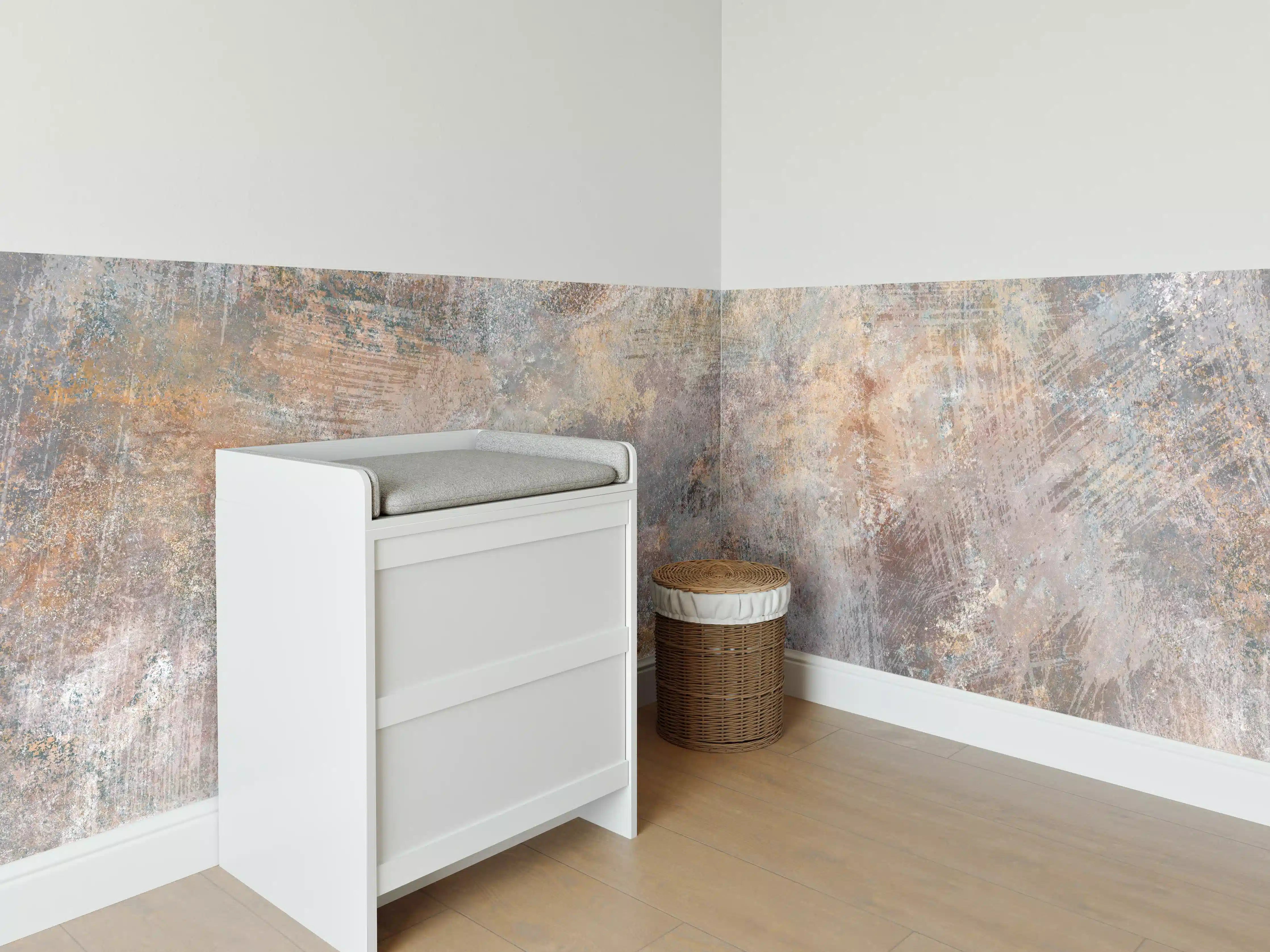 Babyzimmer Wandgestaltung - Alte Steinoberfläche