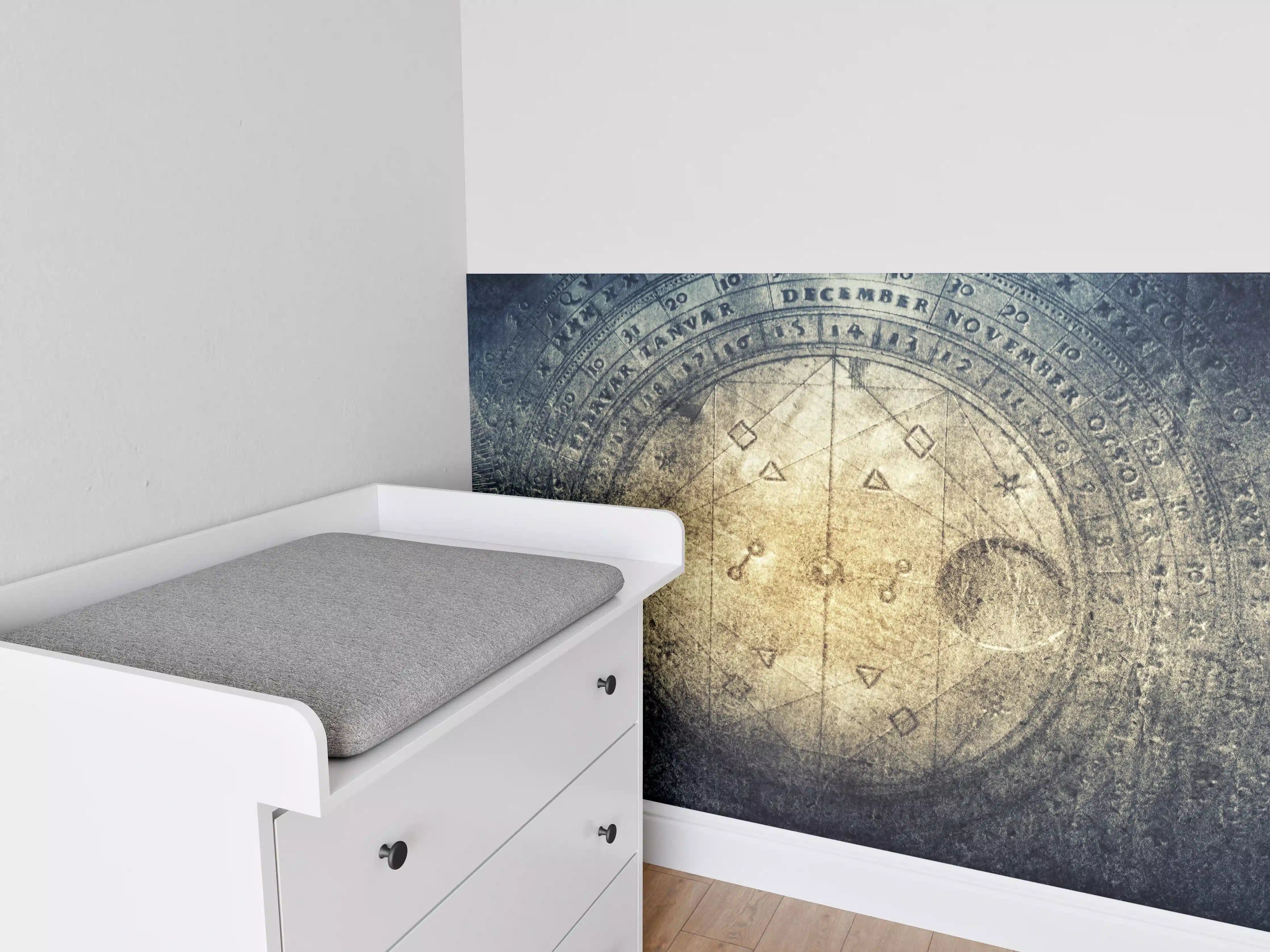 Babyzimmer Wandgestaltung - Antike Astronomie-Instrumente