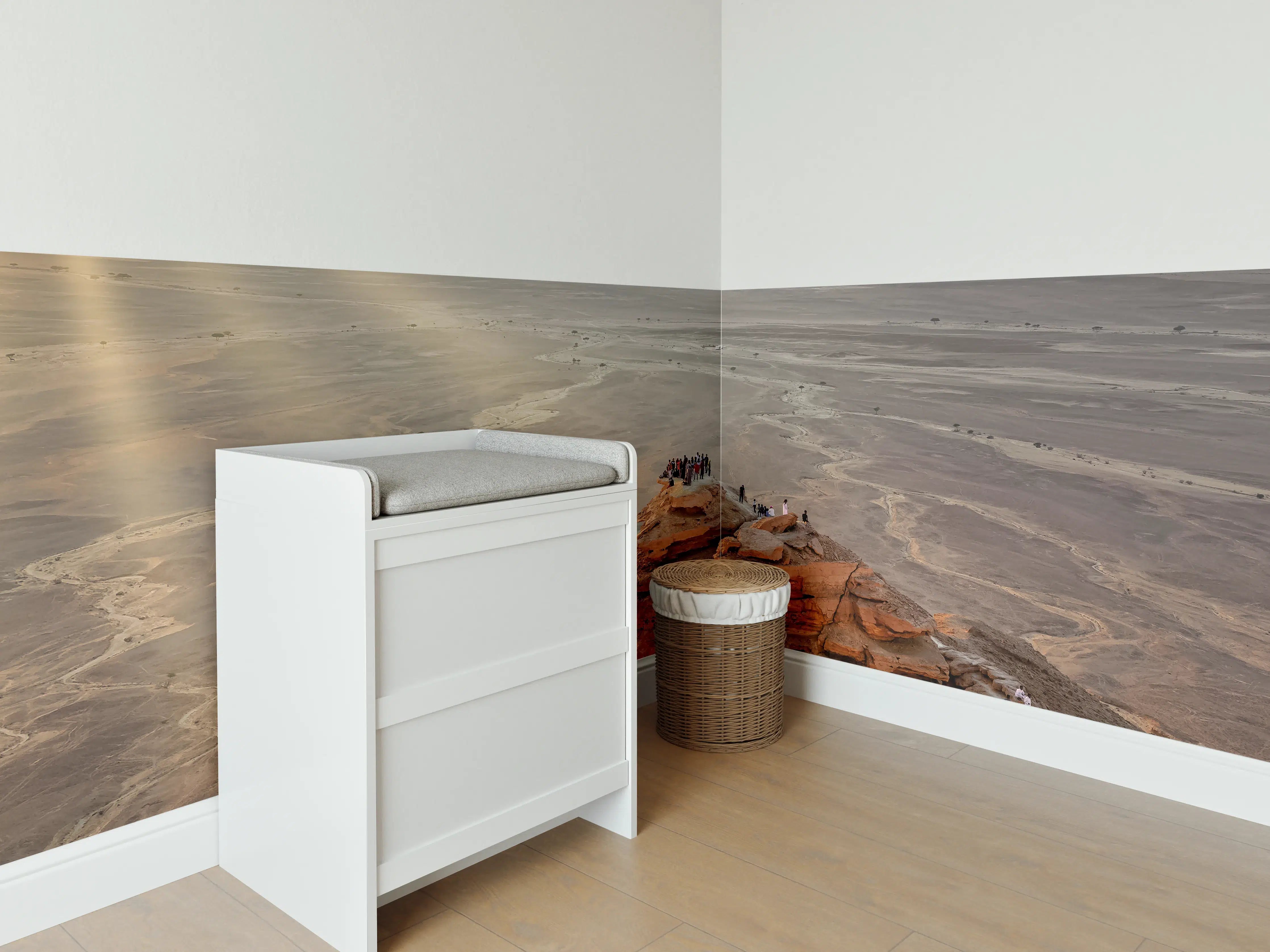 Babyzimmer Wandgestaltung - Arabien Edge of the World