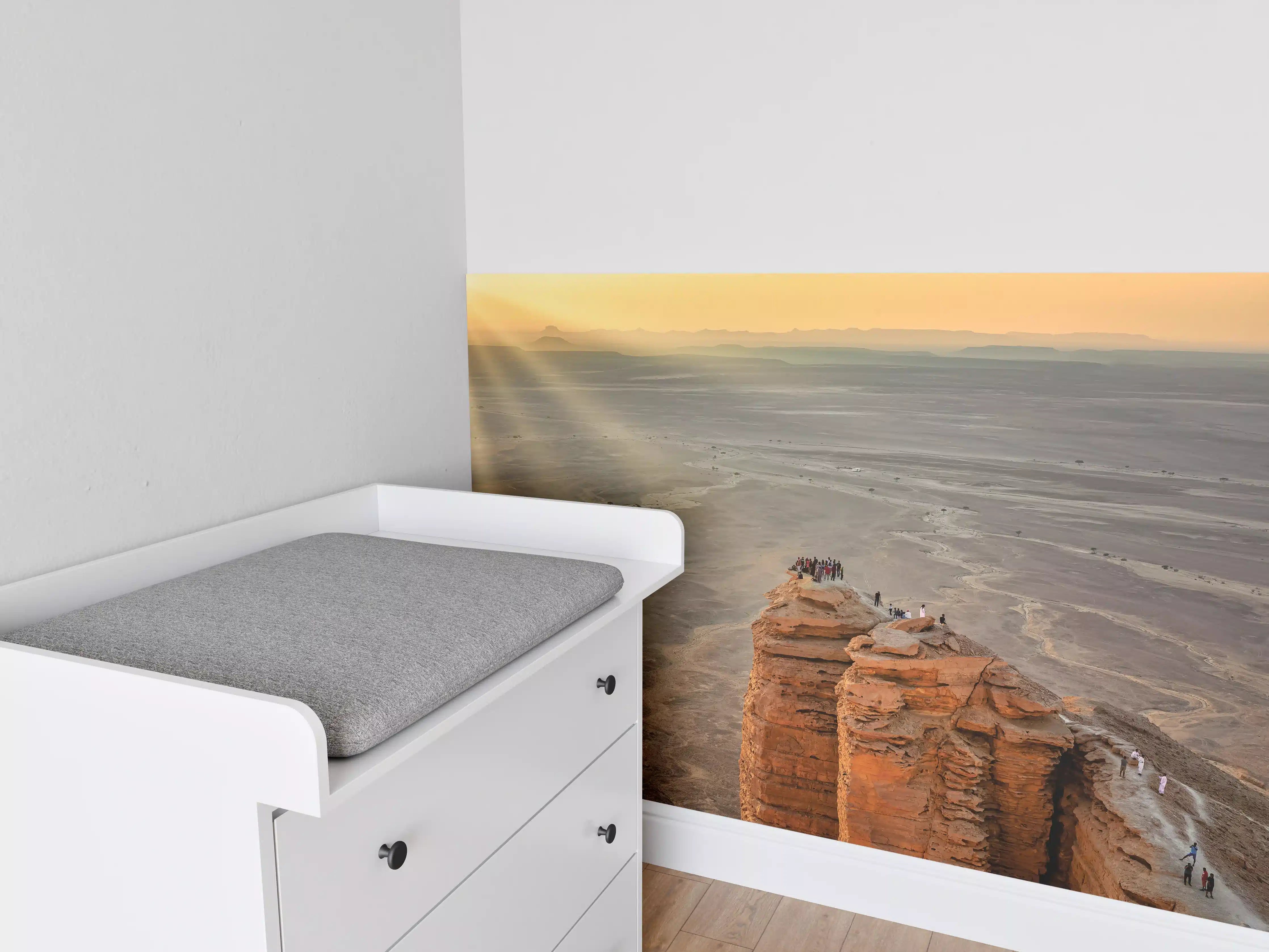 Babyzimmer Wandgestaltung - Arabien Edge of the World