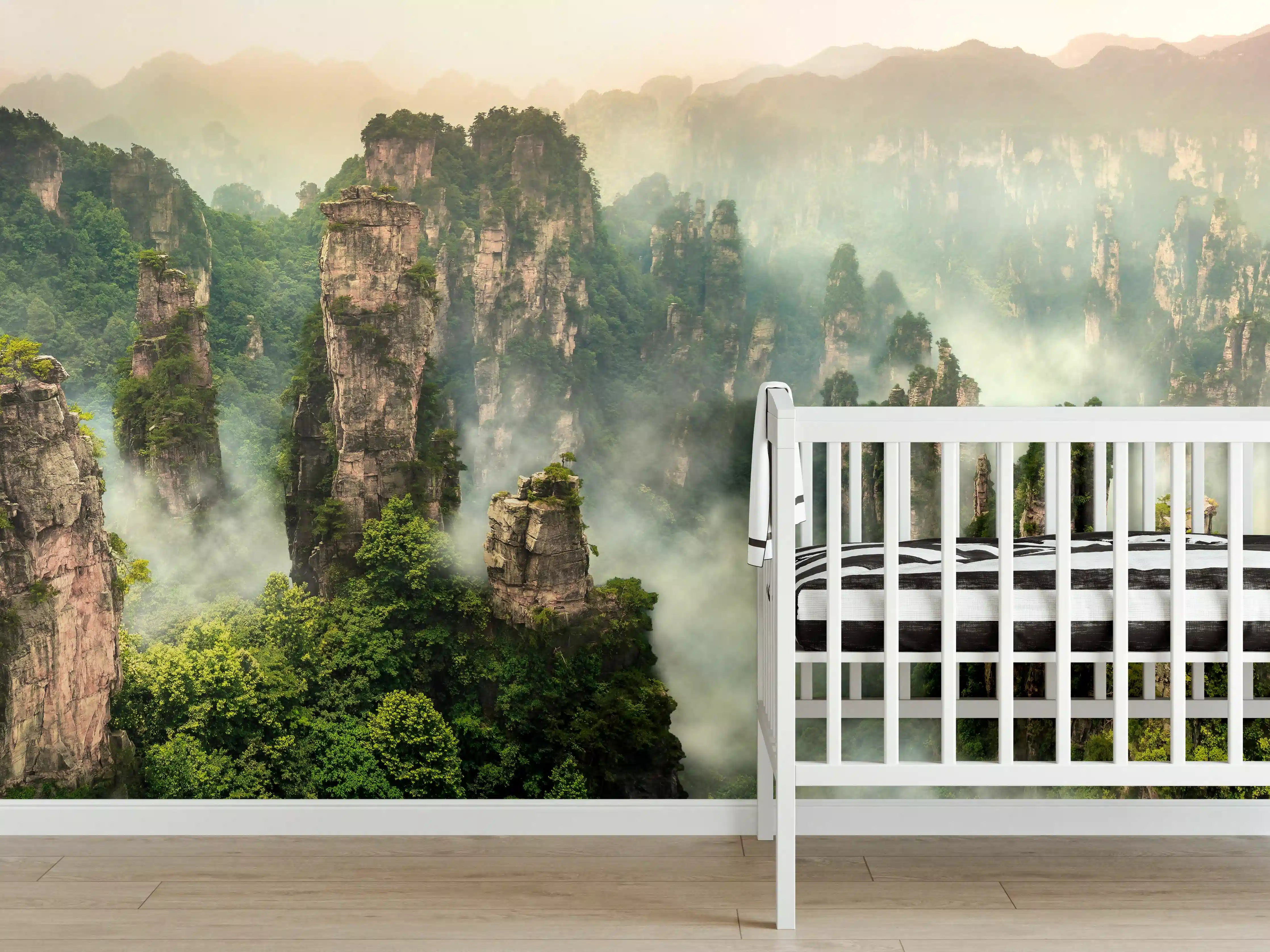 Babyzimmer Wandgestaltung - Atemberaubende Landschaft in China