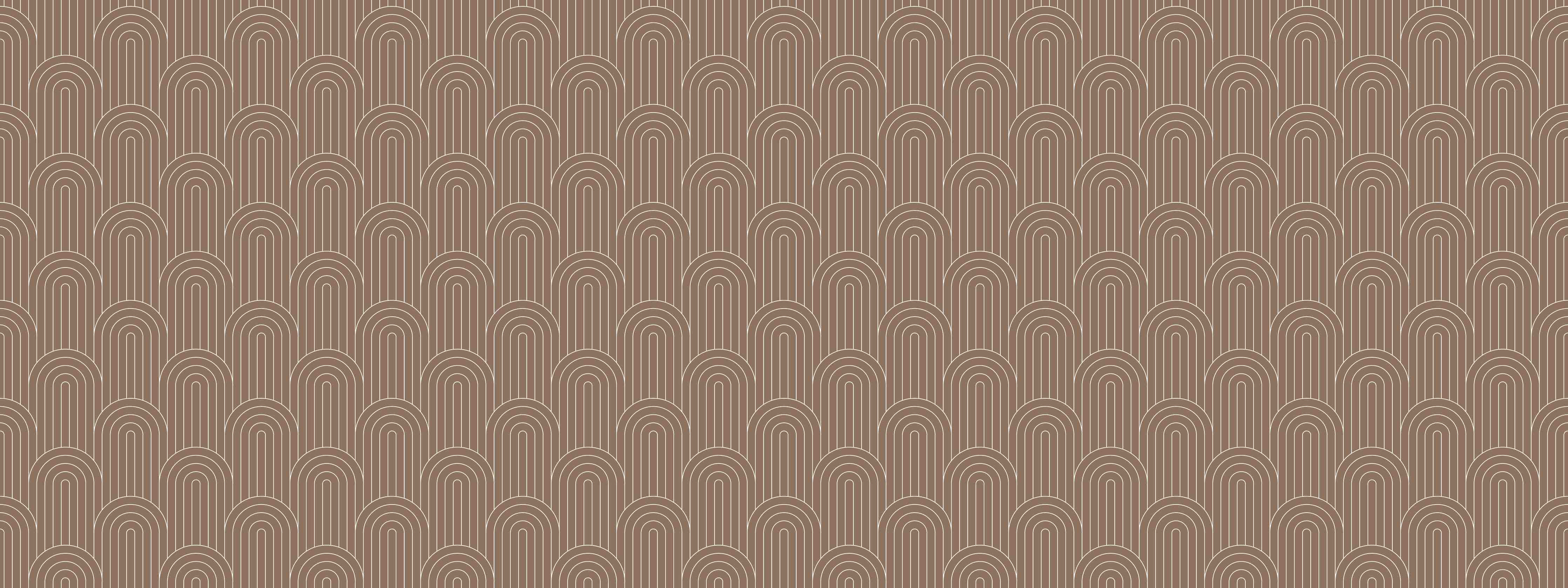 Babyzimmer Wandgestaltung-Beige-Arcate-Simmetrie-Design