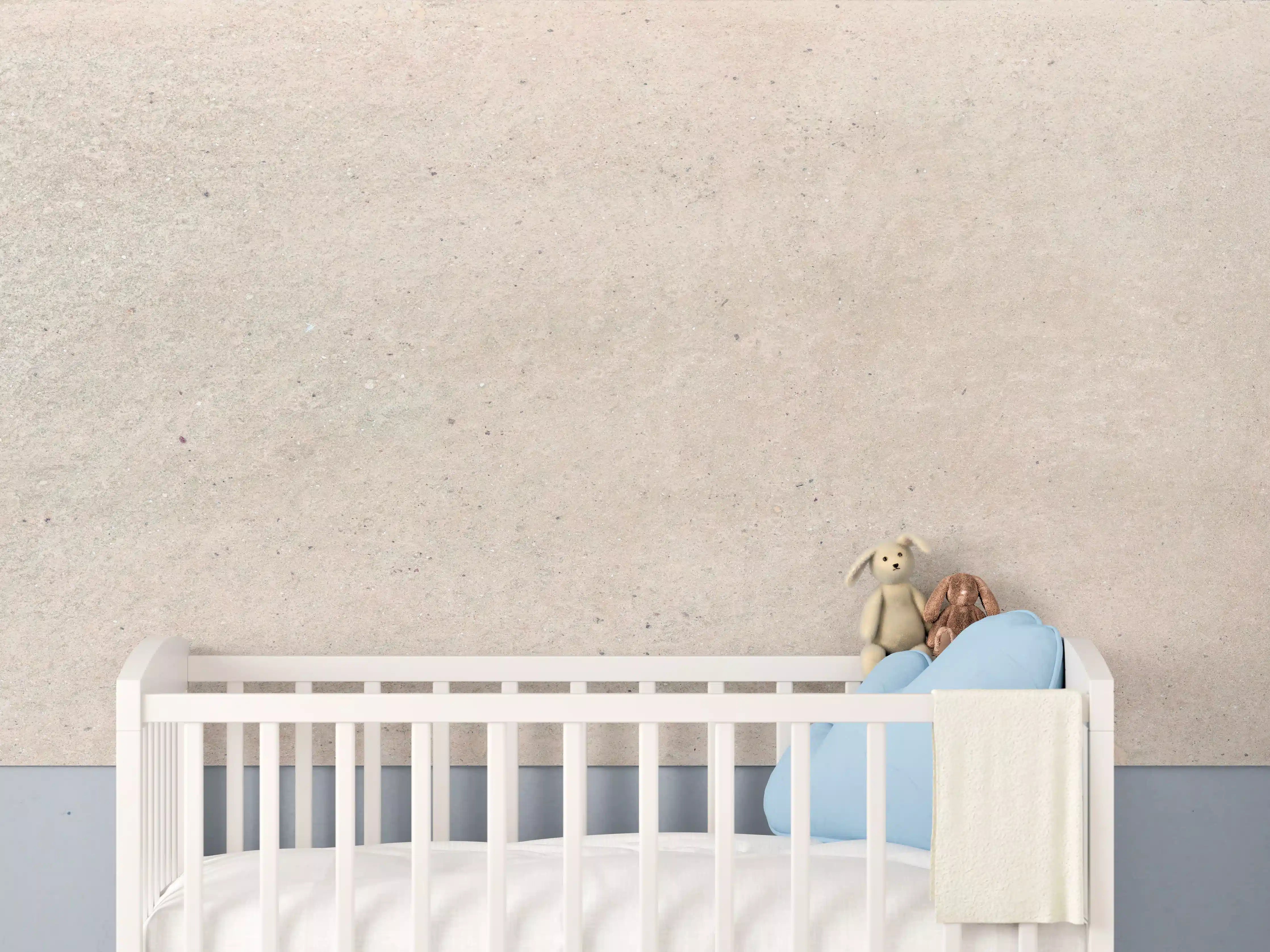 Babyzimmer Wandgestaltung - Beige Betonhintergrund