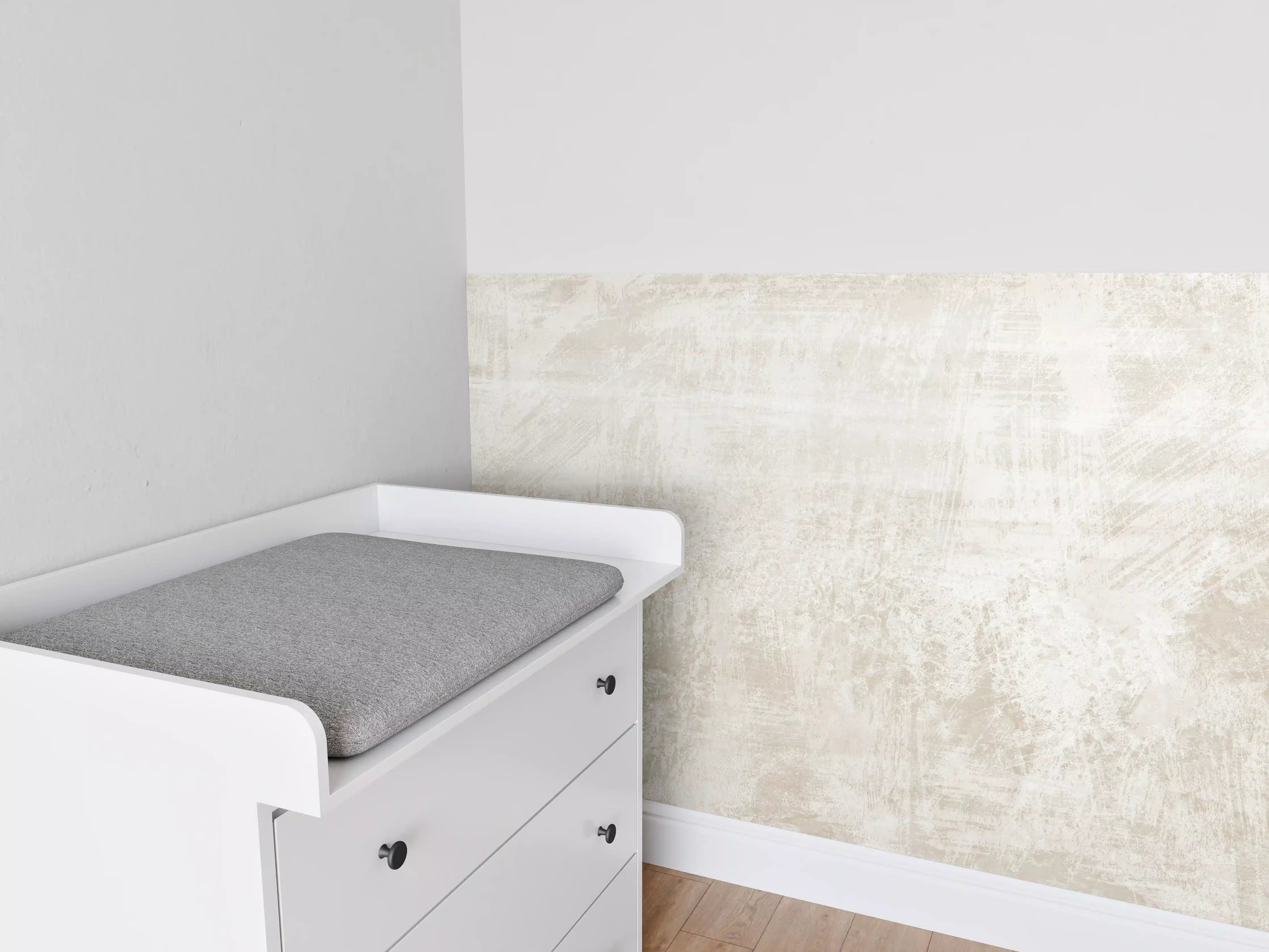 Babyzimmer Wandgestaltung - Beigefarbener Hintergrund