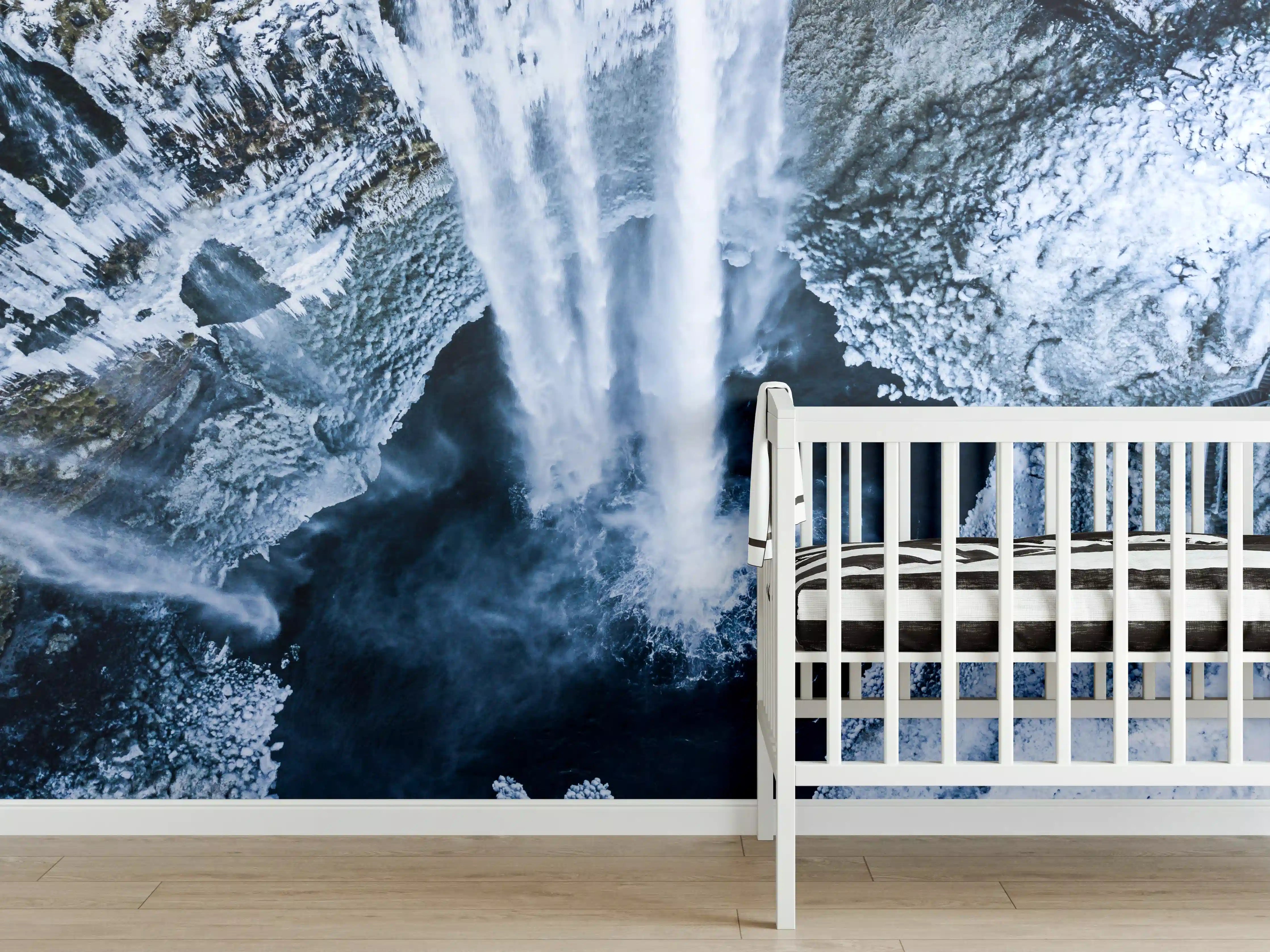 Babyzimmer Wandgestaltung - Berühmt, Wasserfall inmitten der Natur