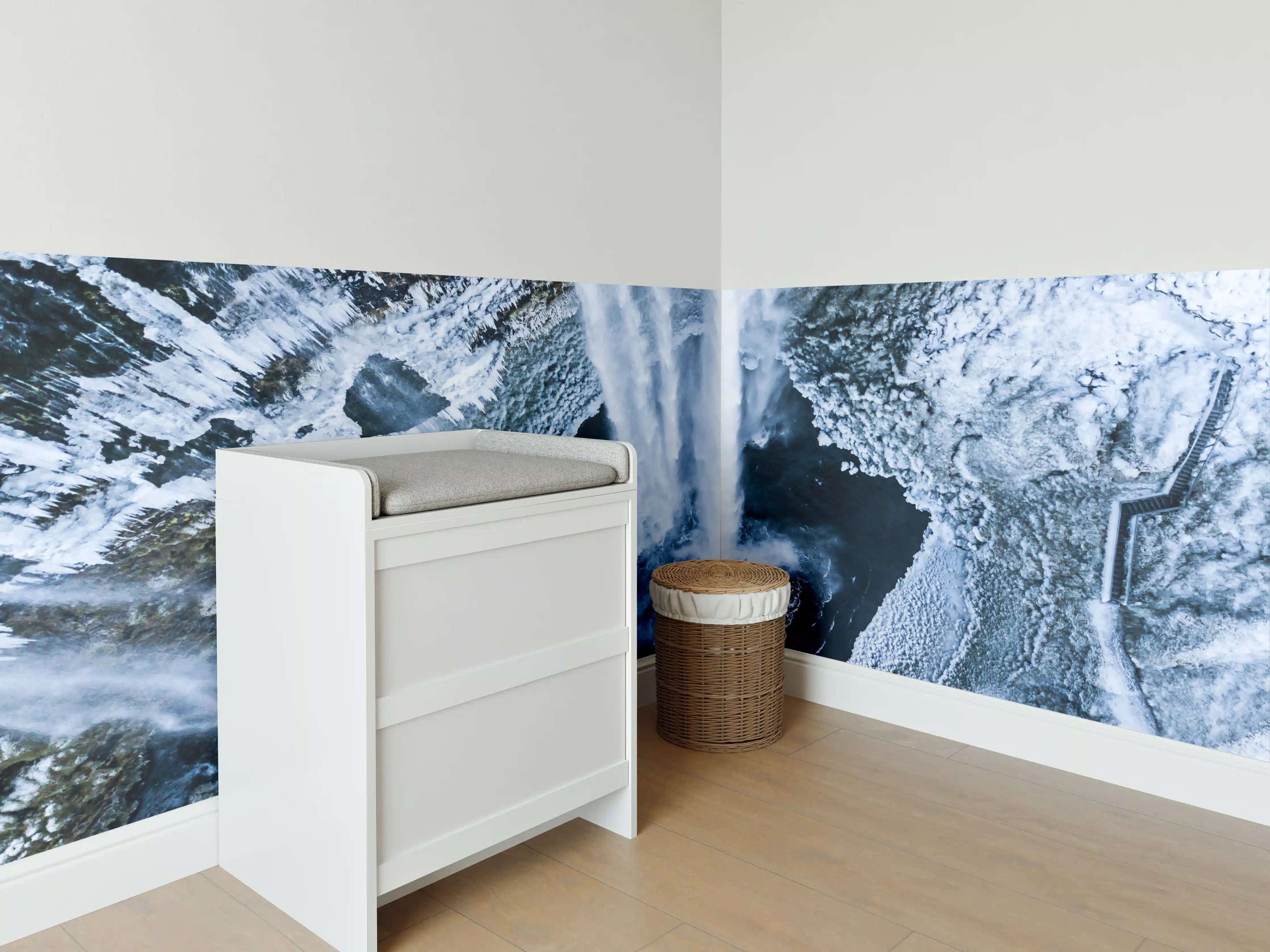 Babyzimmer Wandgestaltung - Berühmt, Wasserfall inmitten der Natur