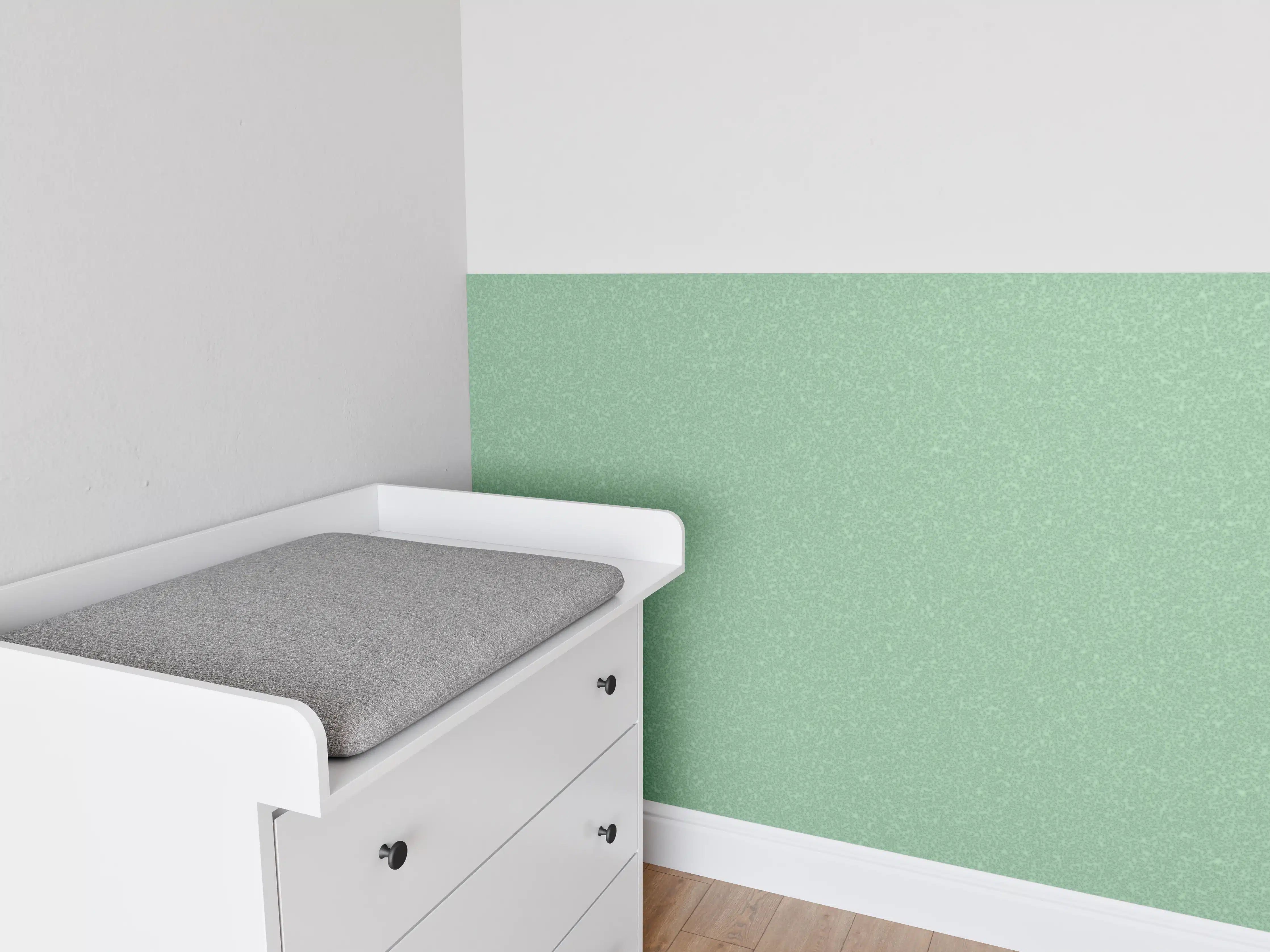 Babyzimmer Wandgestaltung - Bläuliche Wandtextur