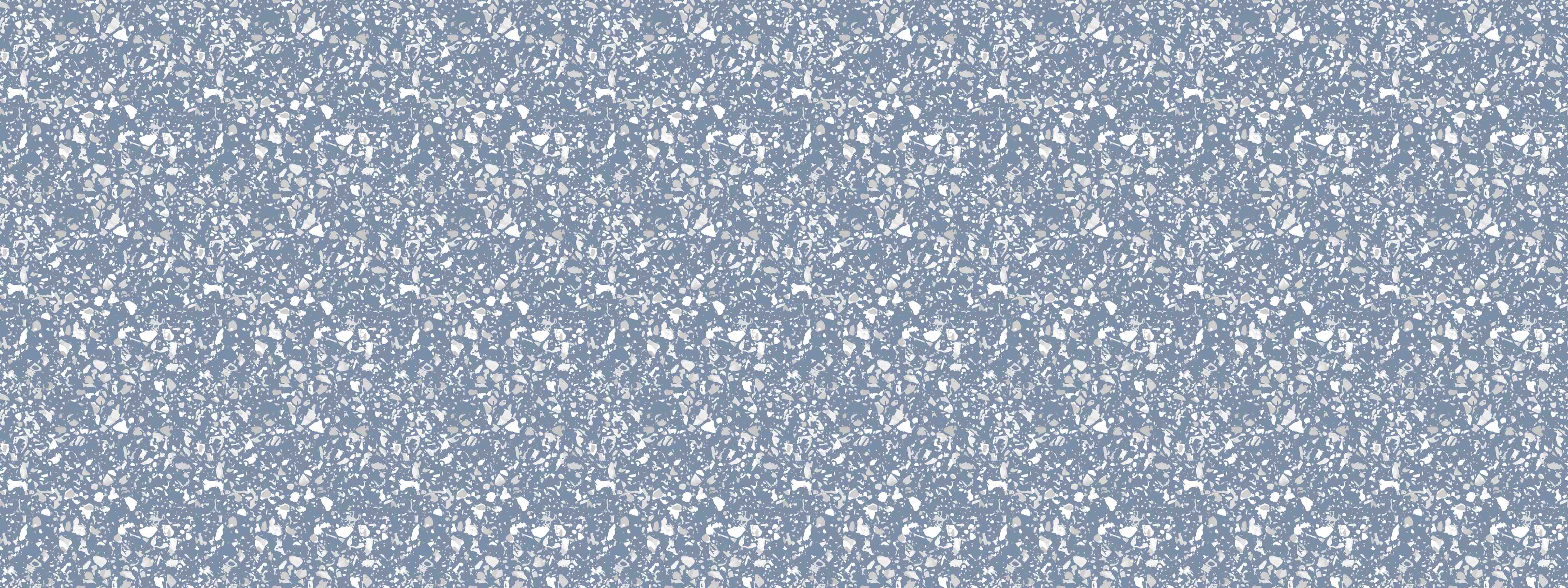 Babyzimmer Wandgestaltung-Blauer Terrazzo-Style
