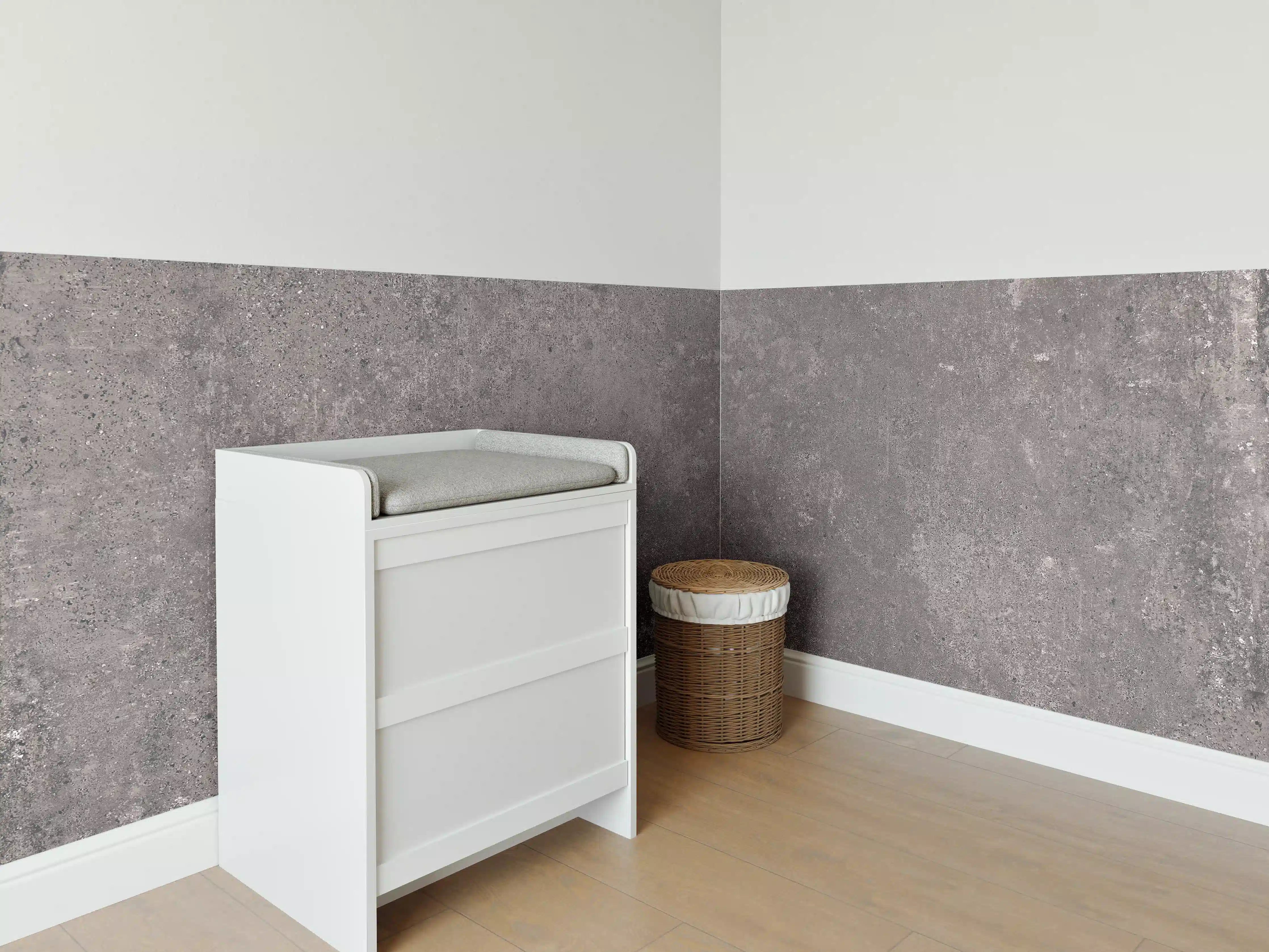 Babyzimmer Wandgestaltung - Bräunliche luxuriöse Marmortextur