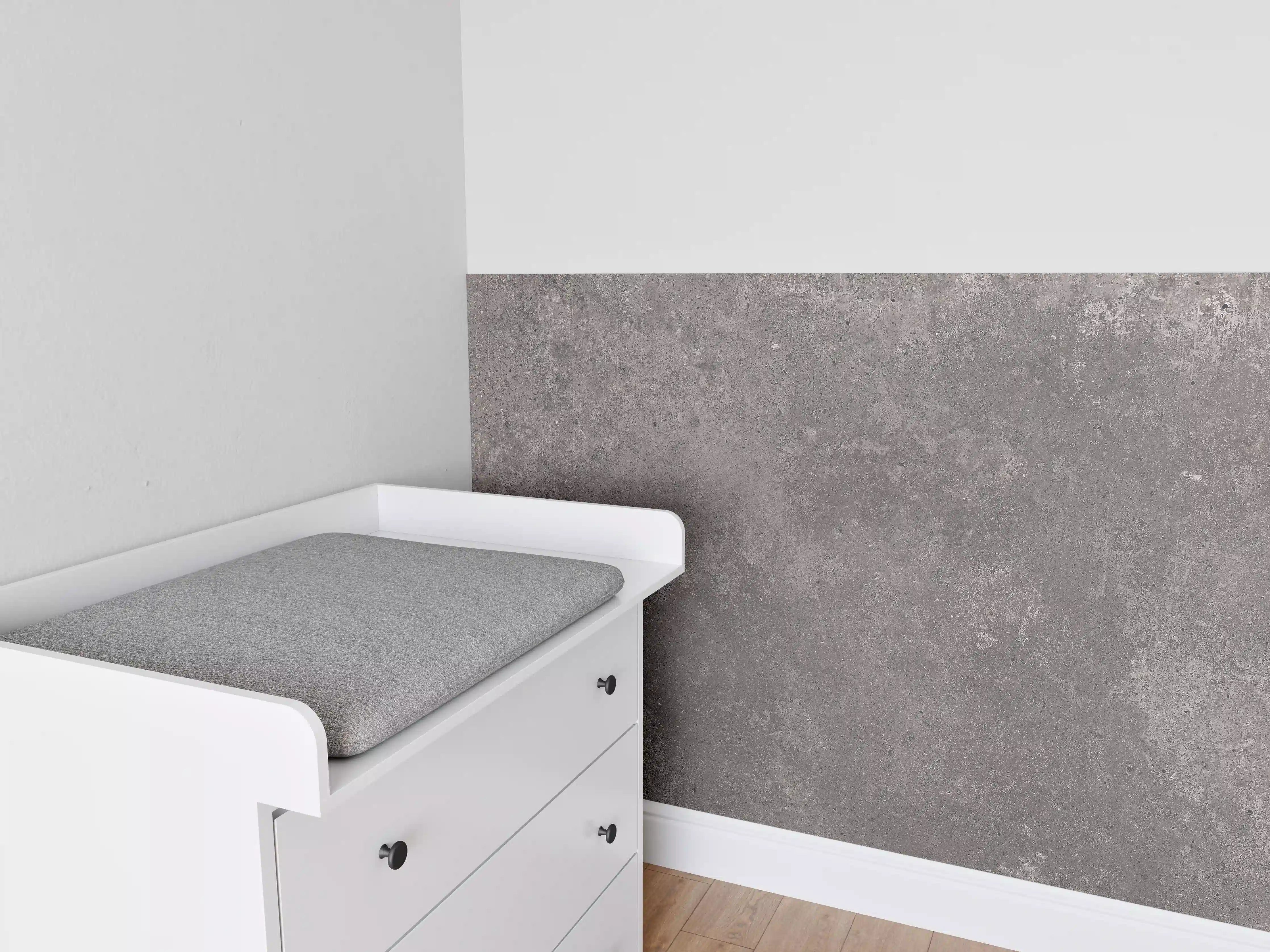 Babyzimmer Wandgestaltung - Bräunliche luxuriöse Marmortextur