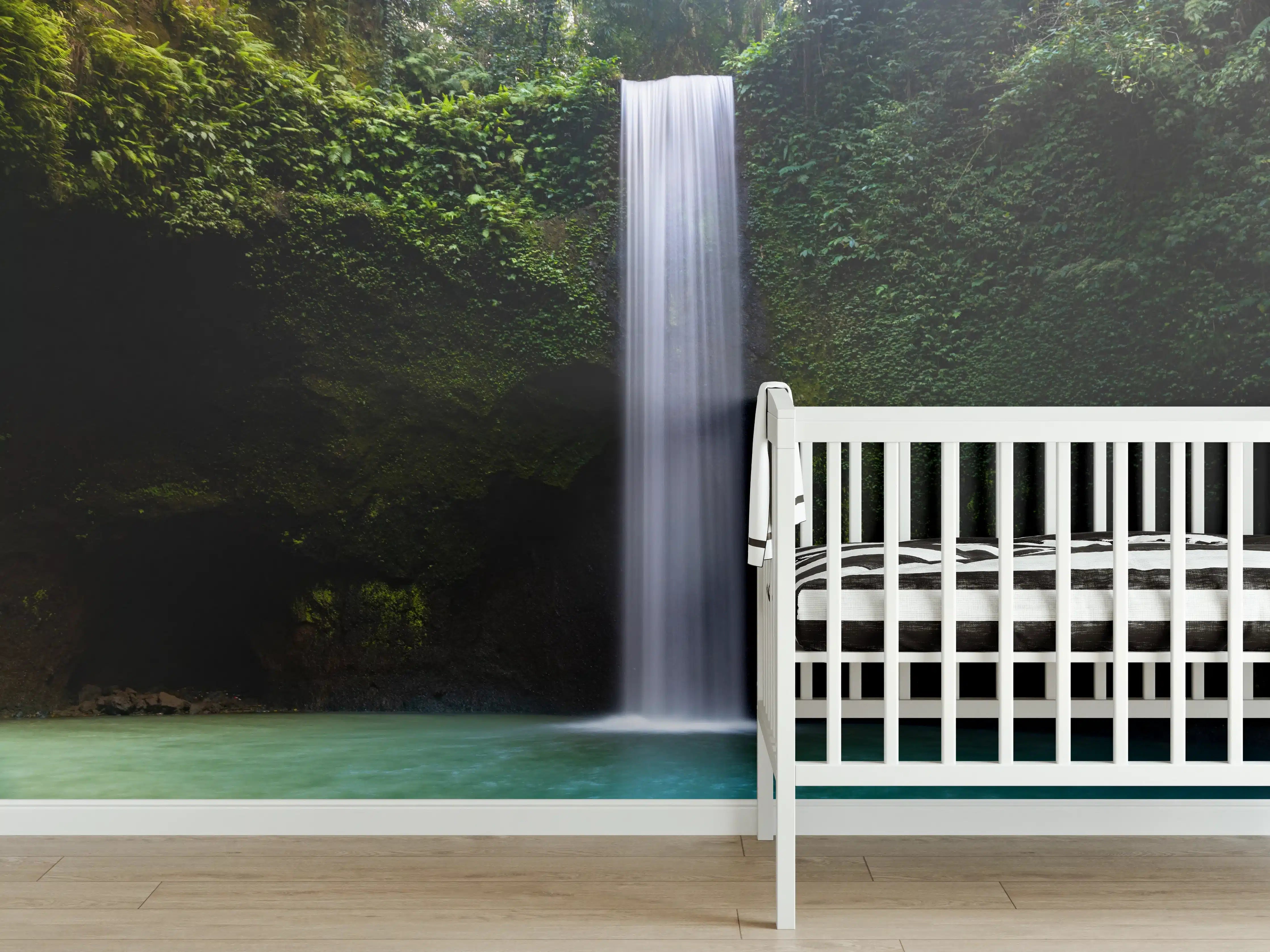 Babyzimmer Wandgestaltung - Brillante Kaskade auf Bali