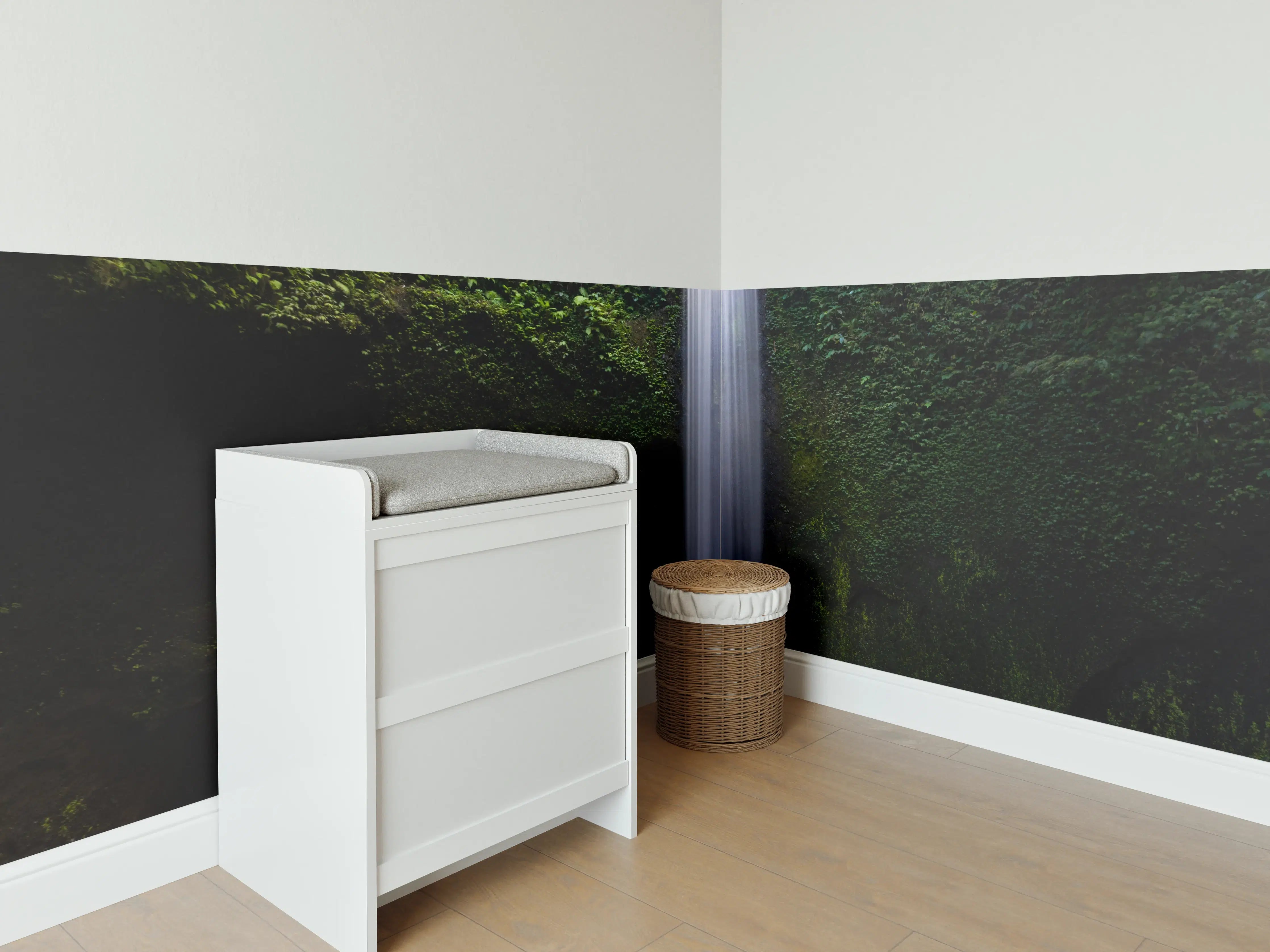 Babyzimmer Wandgestaltung - Brillante Kaskade auf Bali