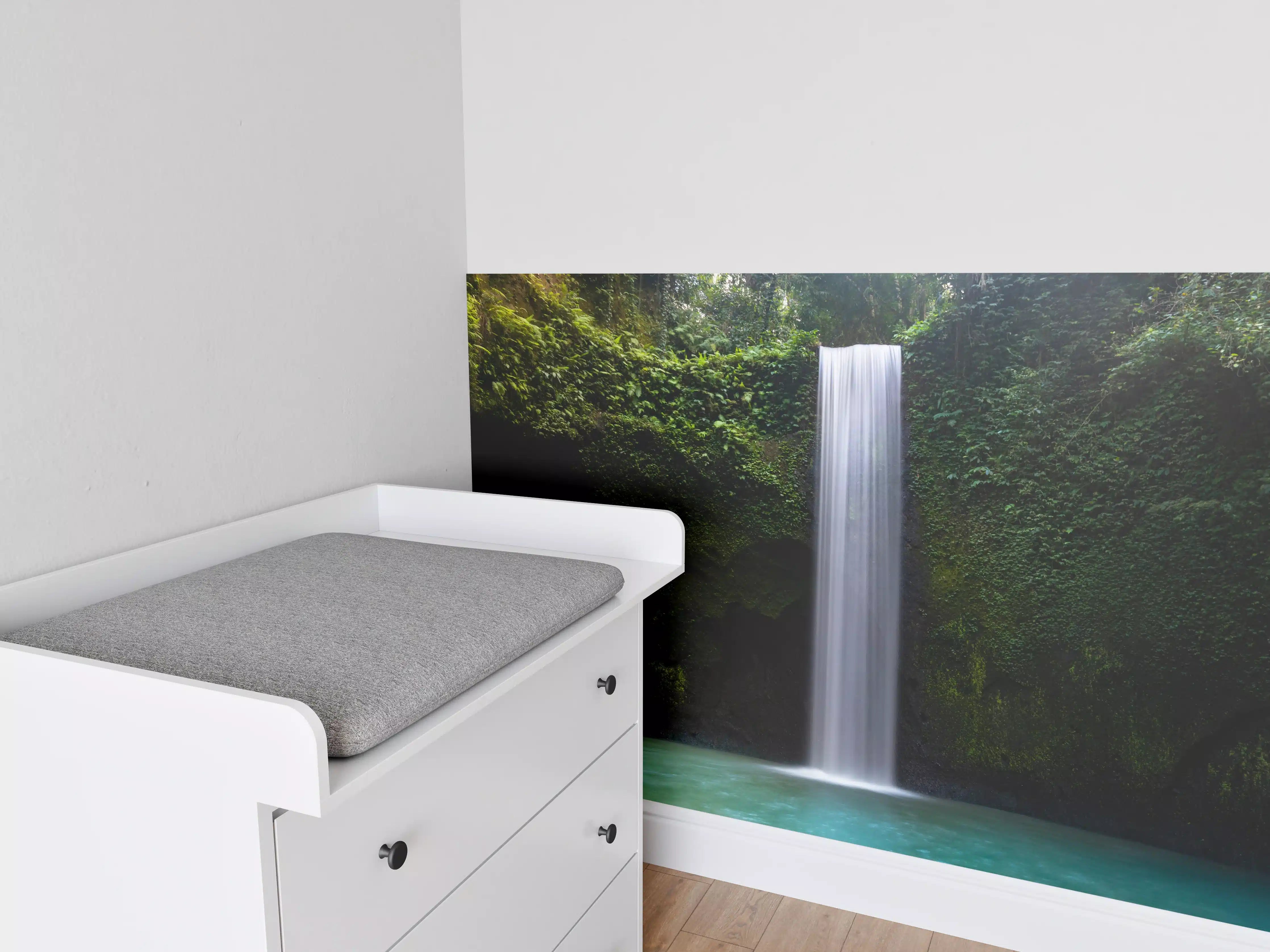 Babyzimmer Wandgestaltung - Brillante Kaskade auf Bali