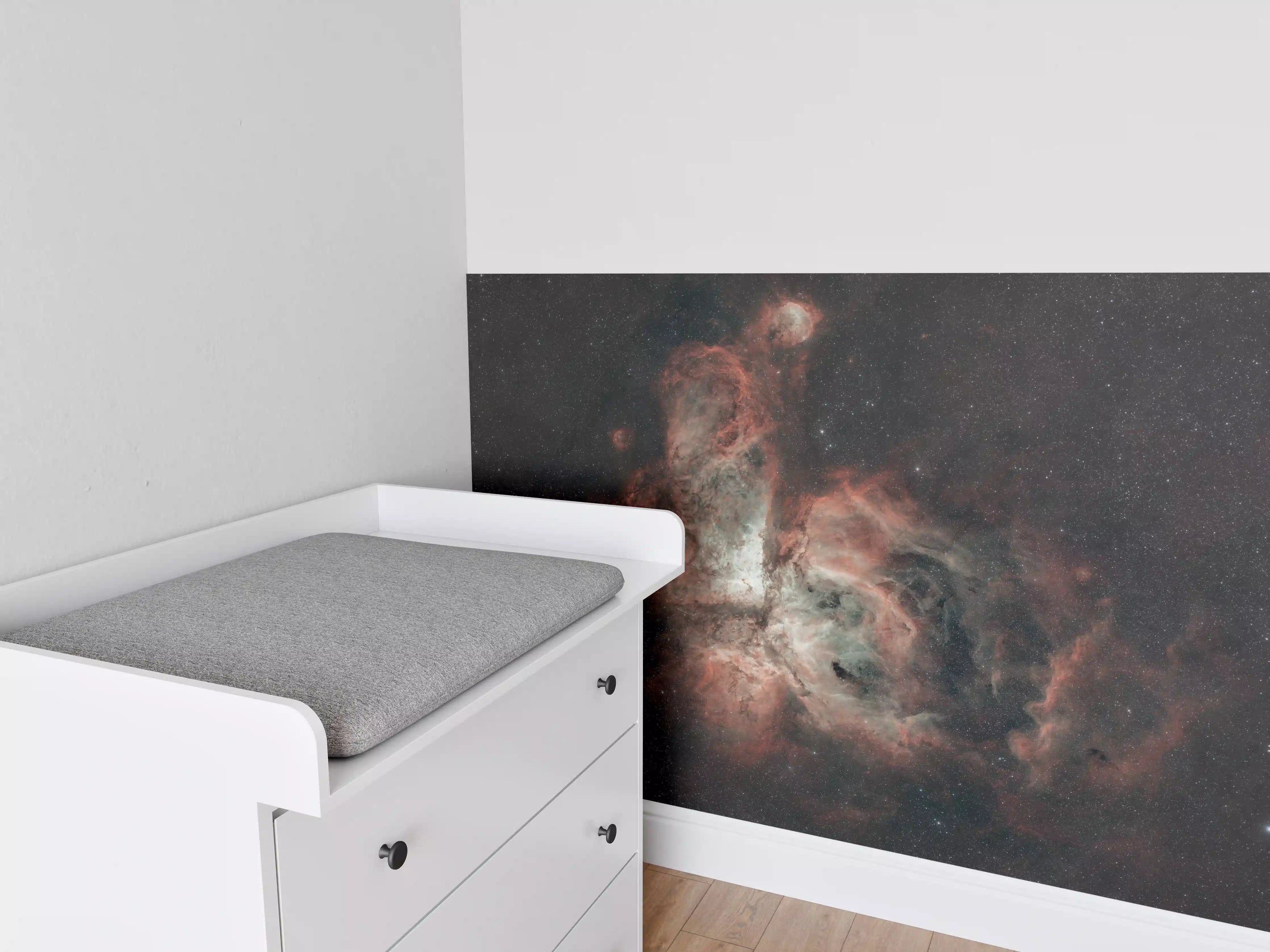 Babyzimmer Wandgestaltung - Carinanebel - Sternenbild