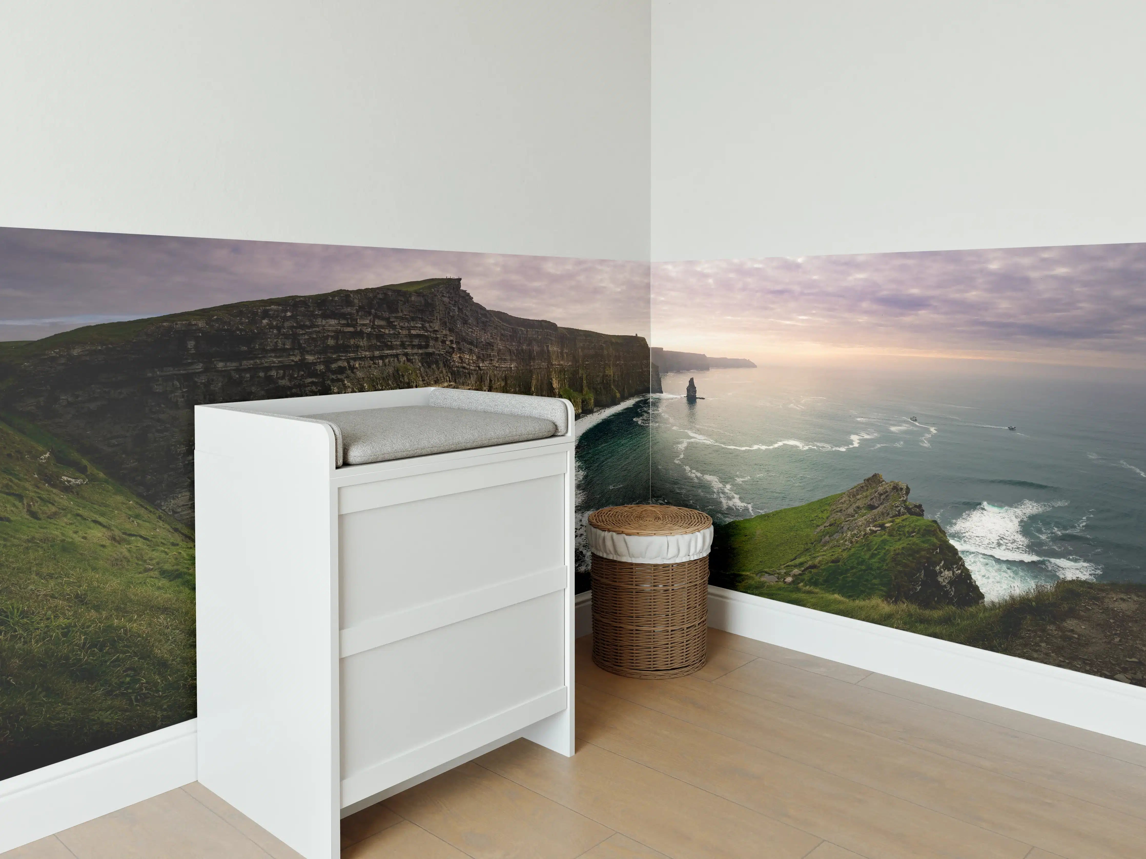 Babyzimmer Wandgestaltung - Cliffs of Moher in Irland
