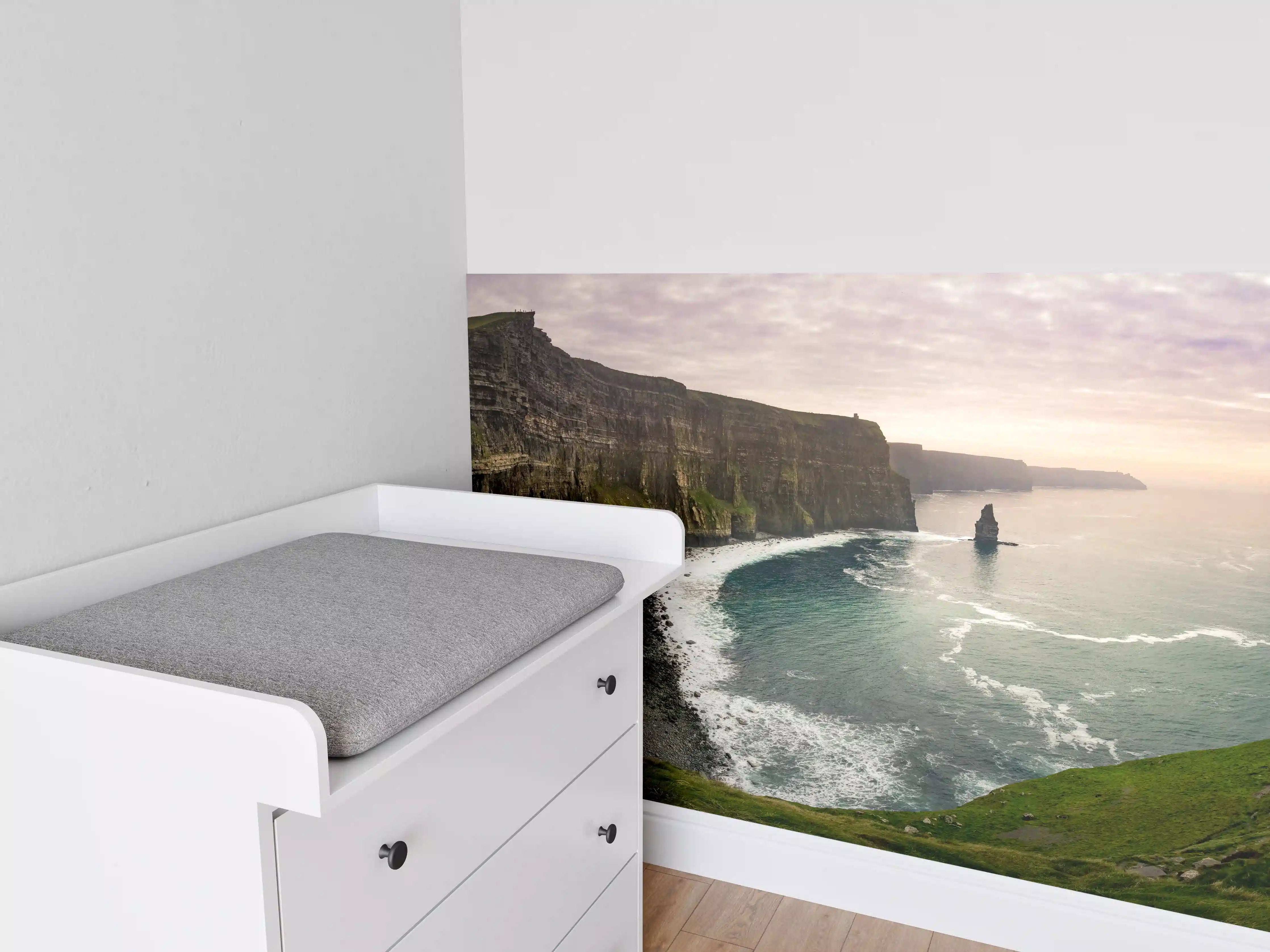 Babyzimmer Wandgestaltung - Cliffs of Moher in Irland