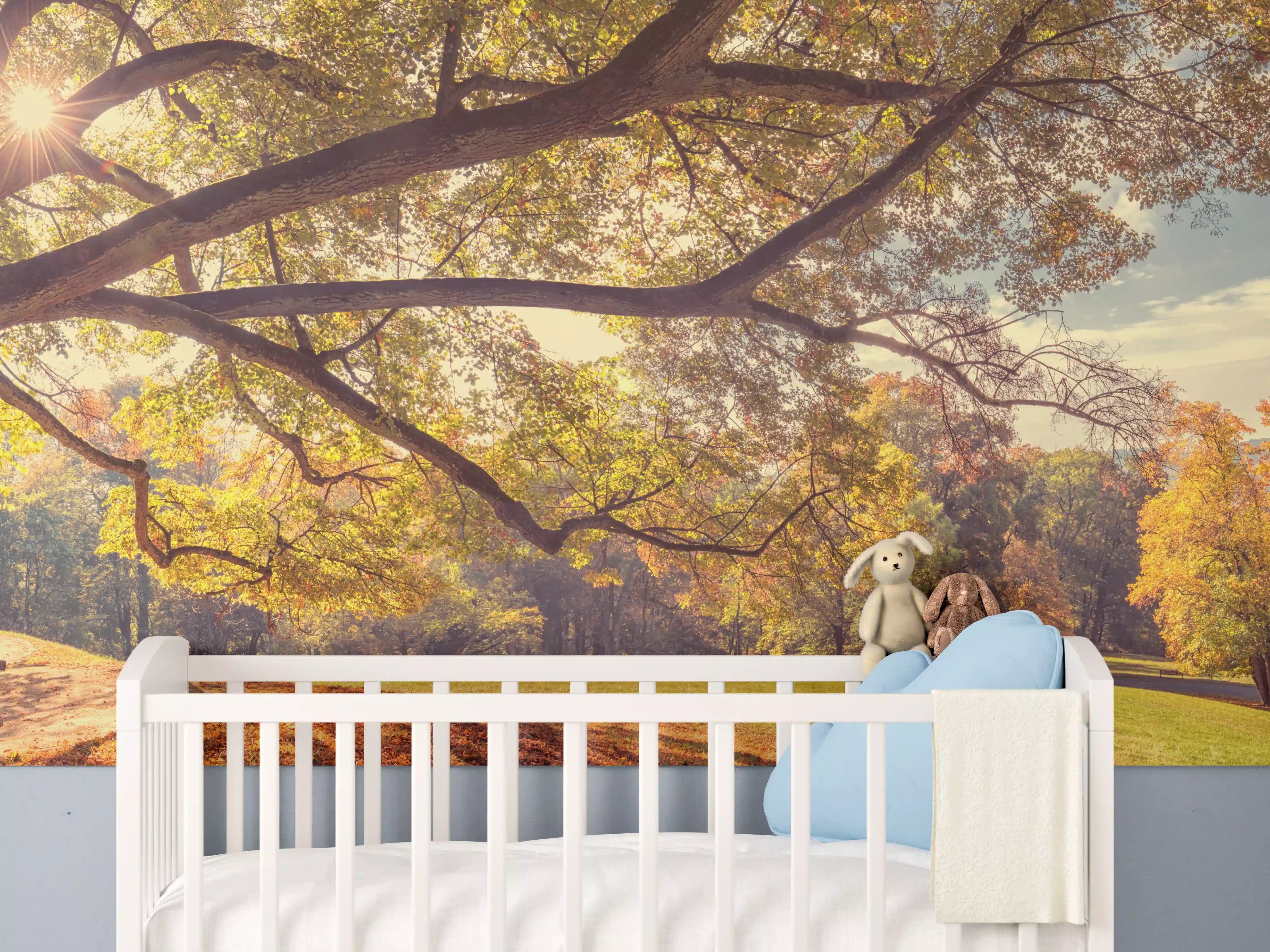 Babyzimmer Wandgestaltung - Coburg Hofgarten - Oberfranken