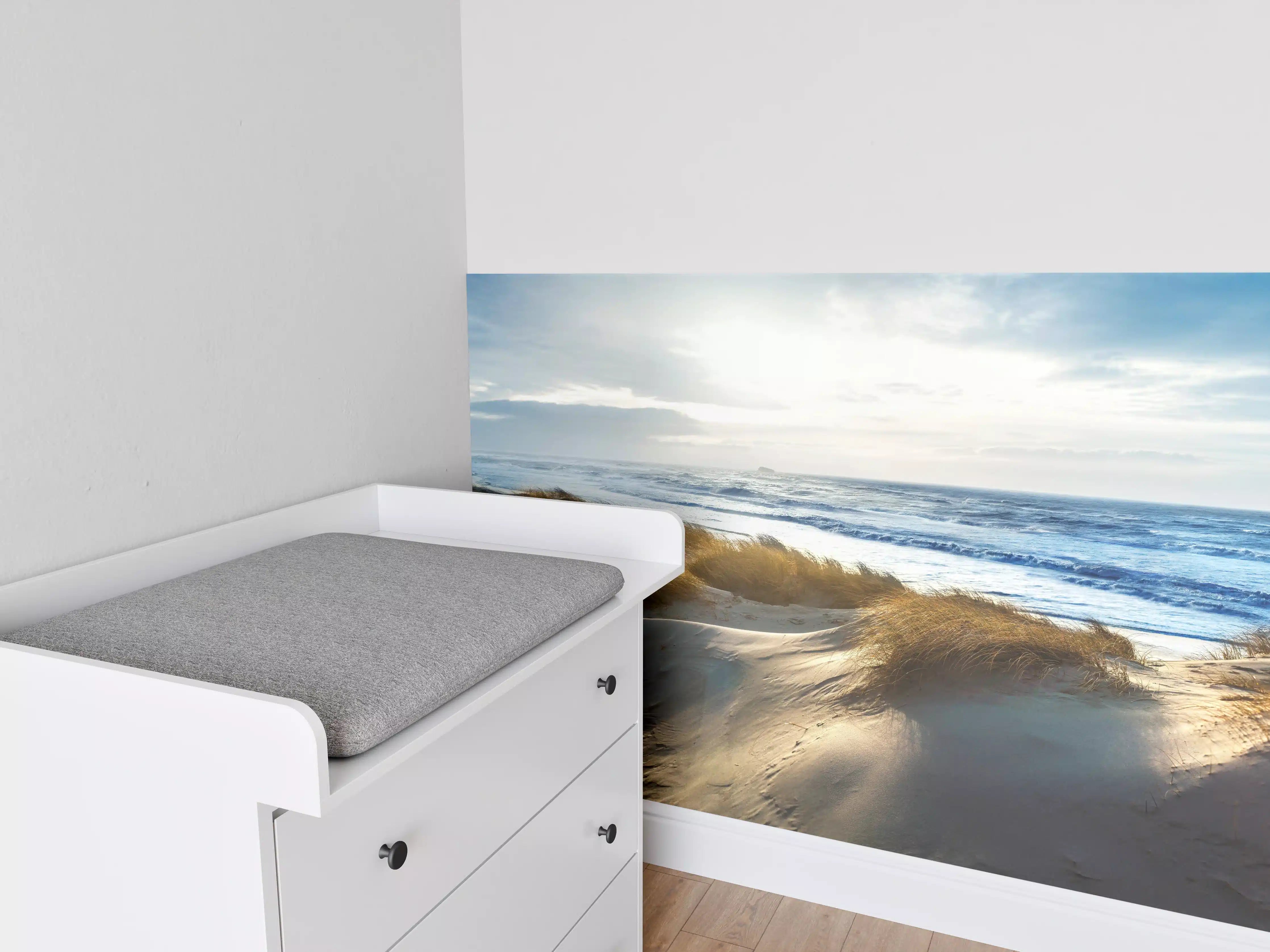Babyzimmer Wandgestaltung - Dänische Nordseeküste
