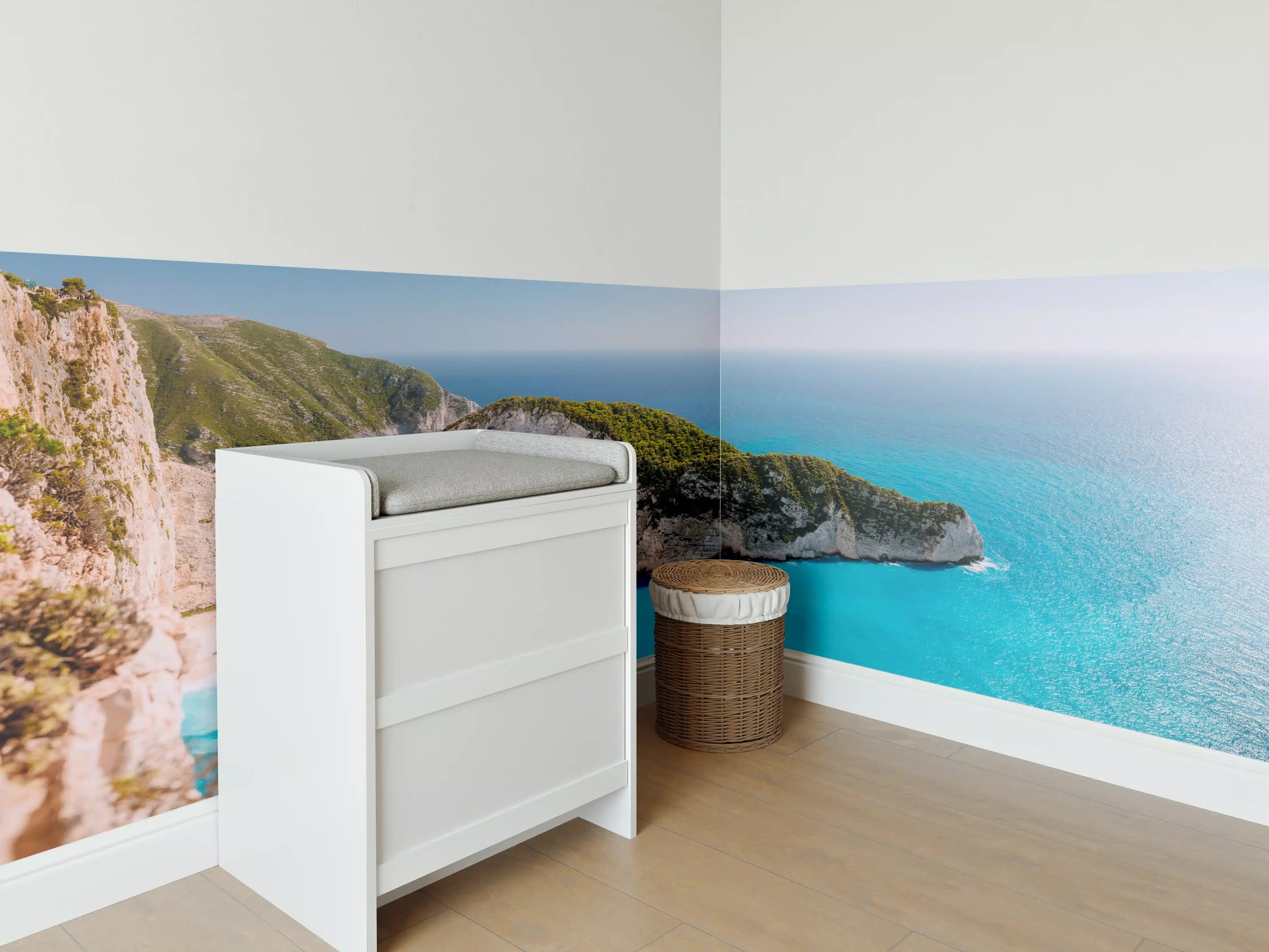 Babyzimmer Wandgestaltung - Der Strand von Navagio - Griechenland