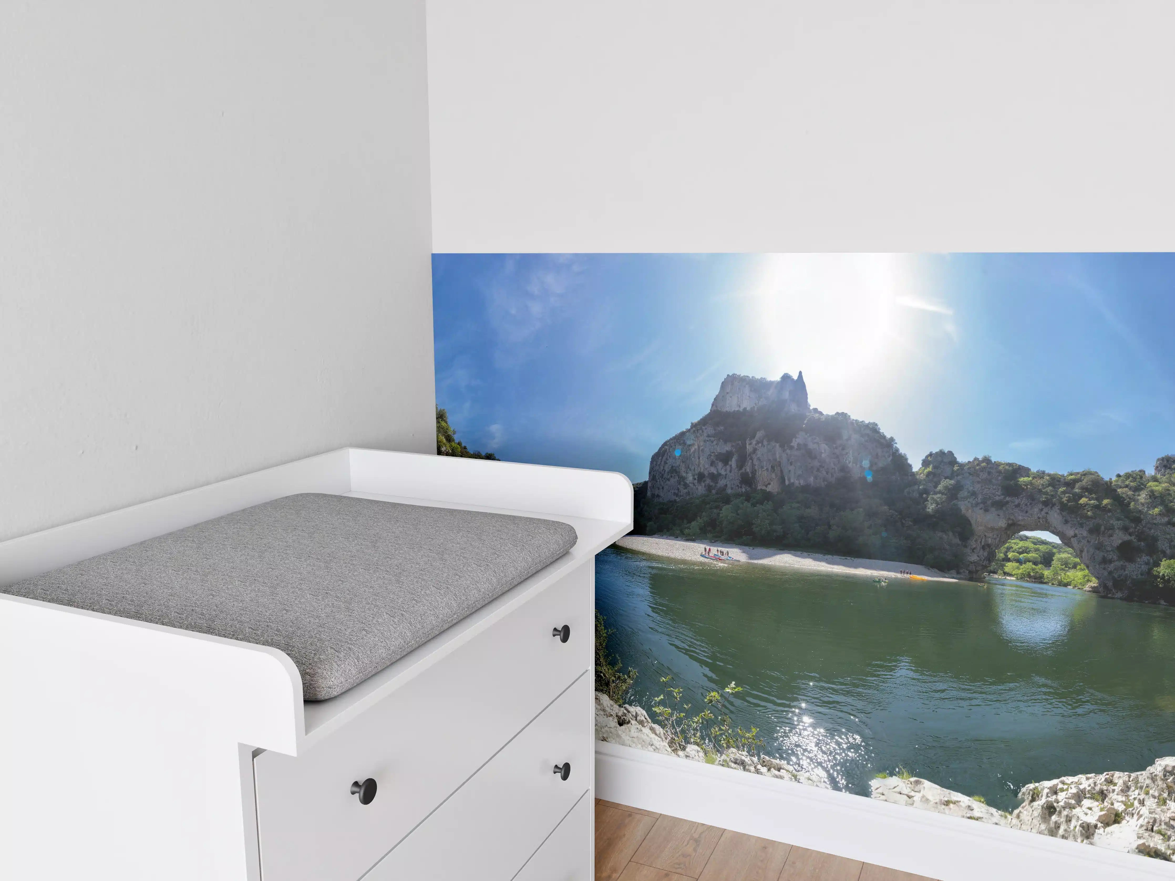 Babyzimmer Wandgestaltung - Die Schluchten der Ardèche - Frankreich