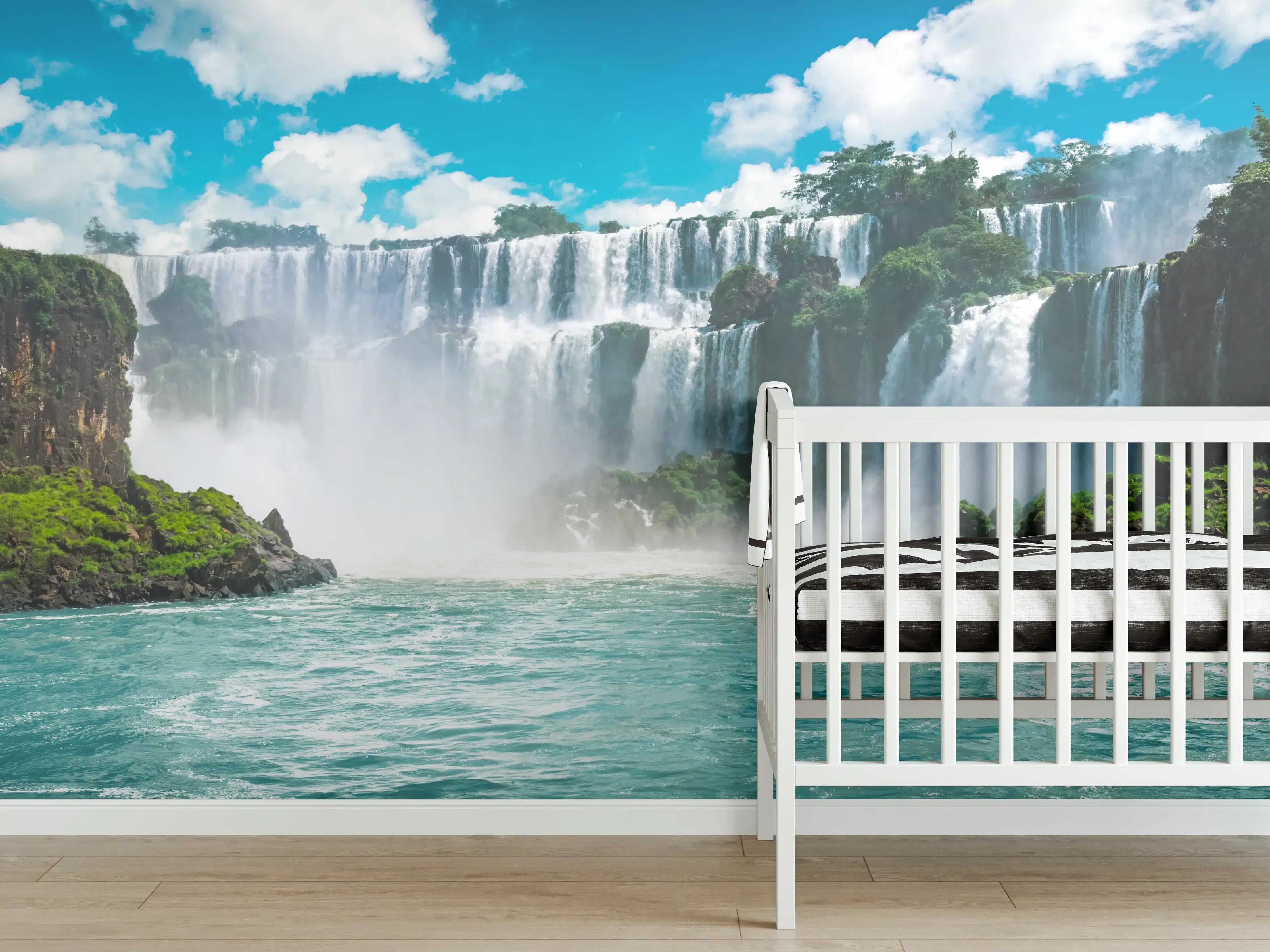 Babyzimmer Wandgestaltung - Die erstaunlichen Iguazu-Wasserfälle in Brasilien