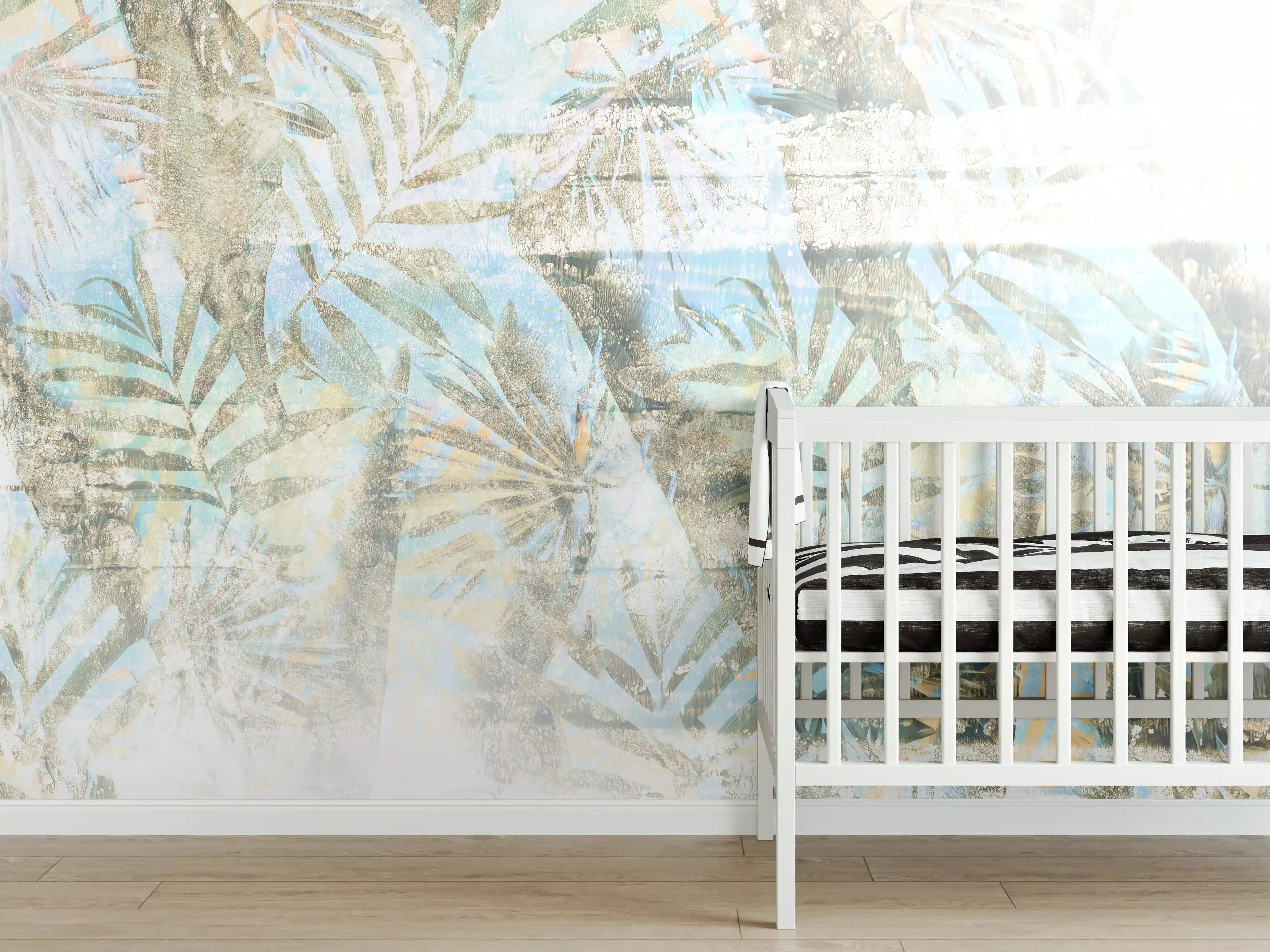 Babyzimmer Wandgestaltung - Dschungel Portrait
