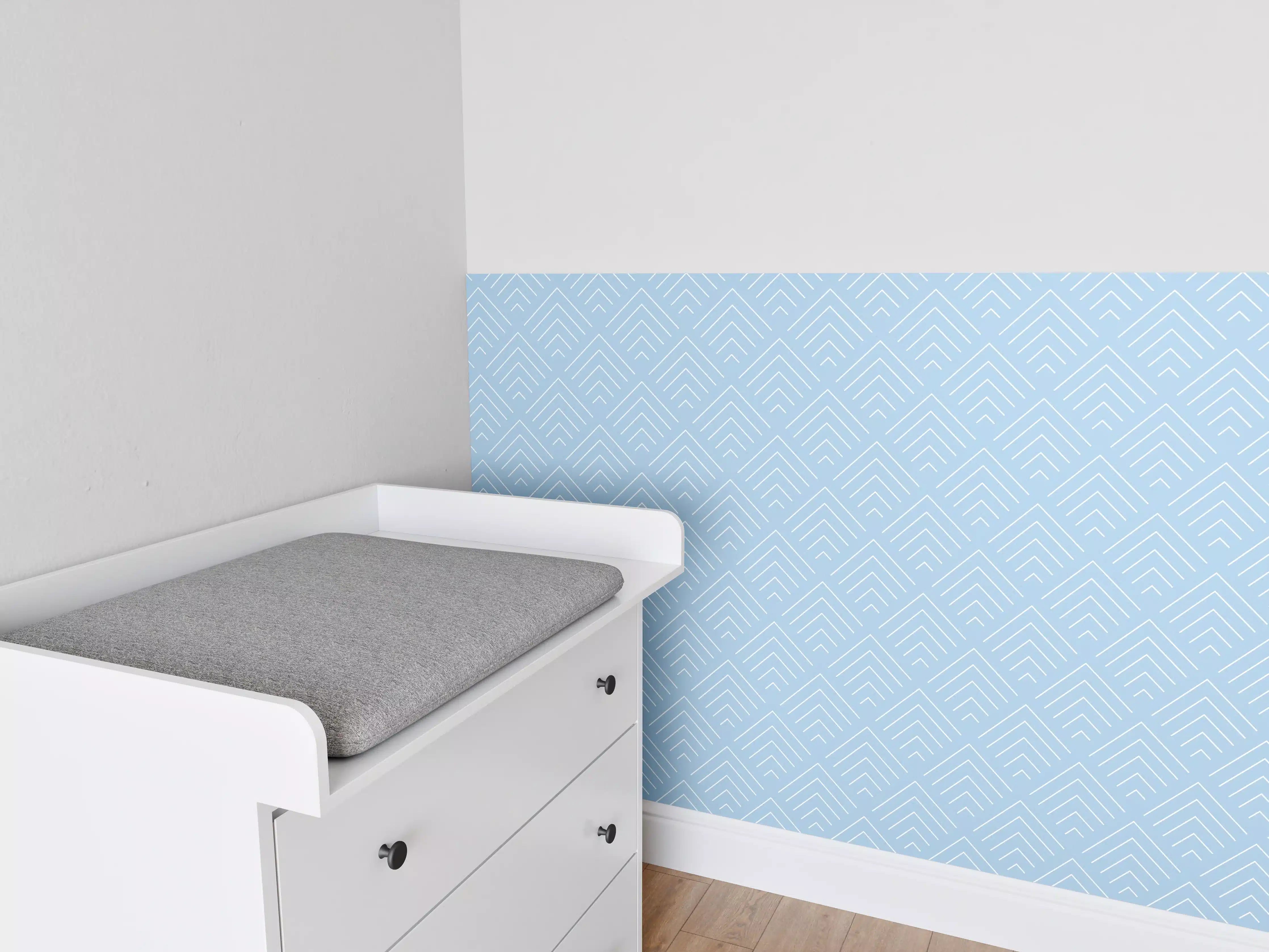 Babyzimmer Wandgestaltung - Elegante Wasserfall-Keramik