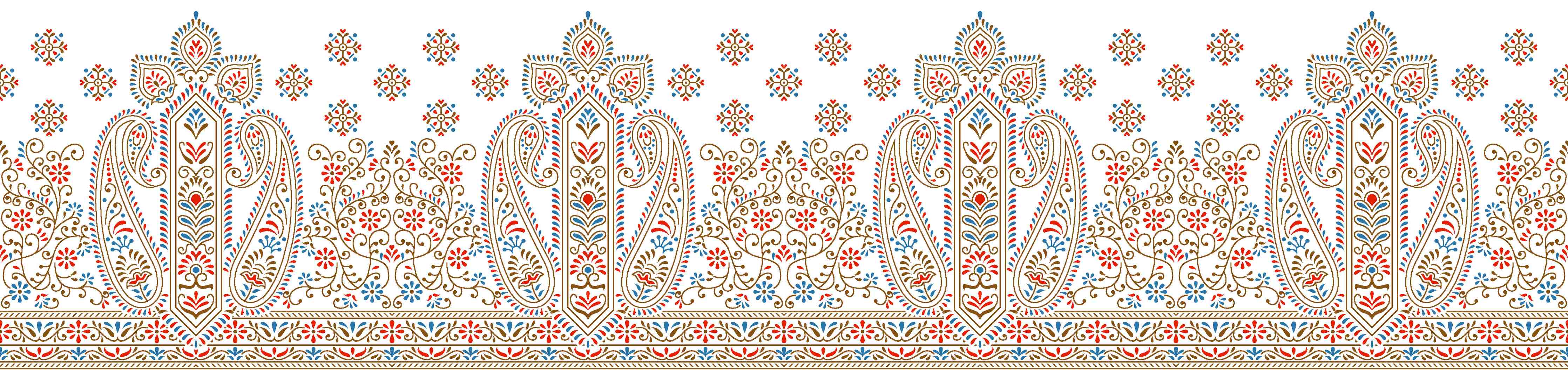 Babyzimmer Wandgestaltung-Elegante türkische Fliesenmuster in sanften Farben