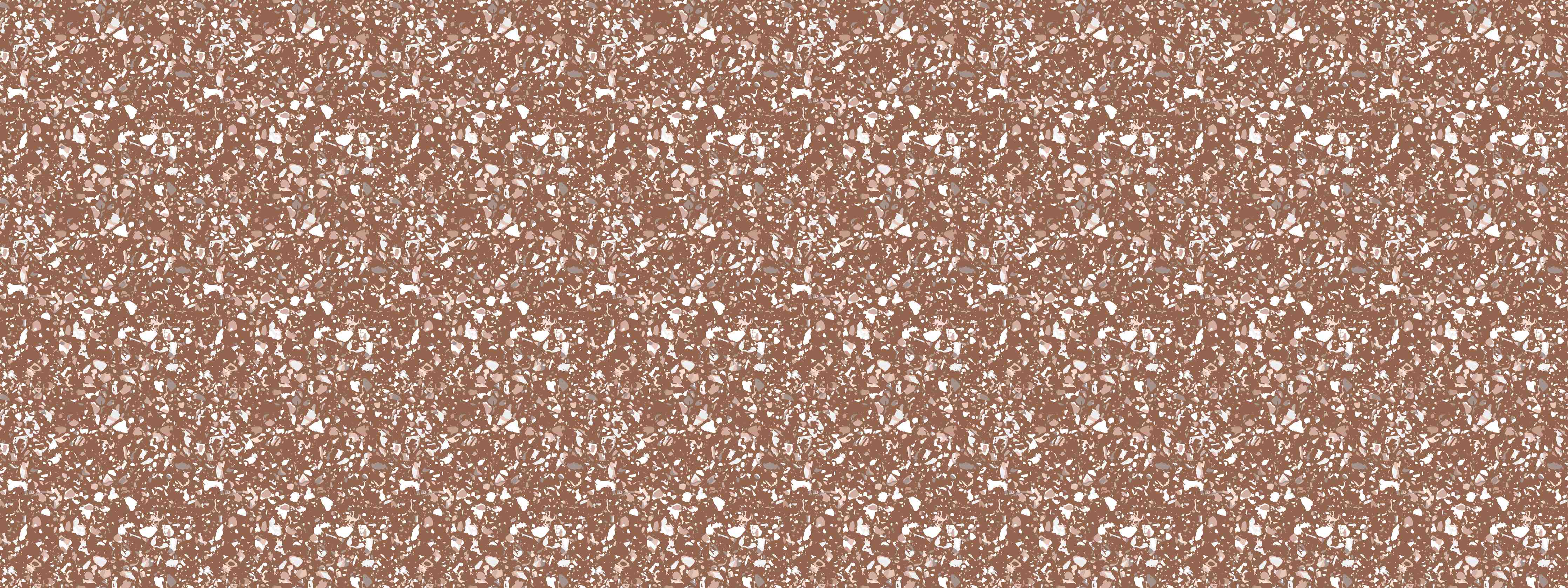 Babyzimmer Wandgestaltung-Erdfarbene Terrazzo-Fliesen