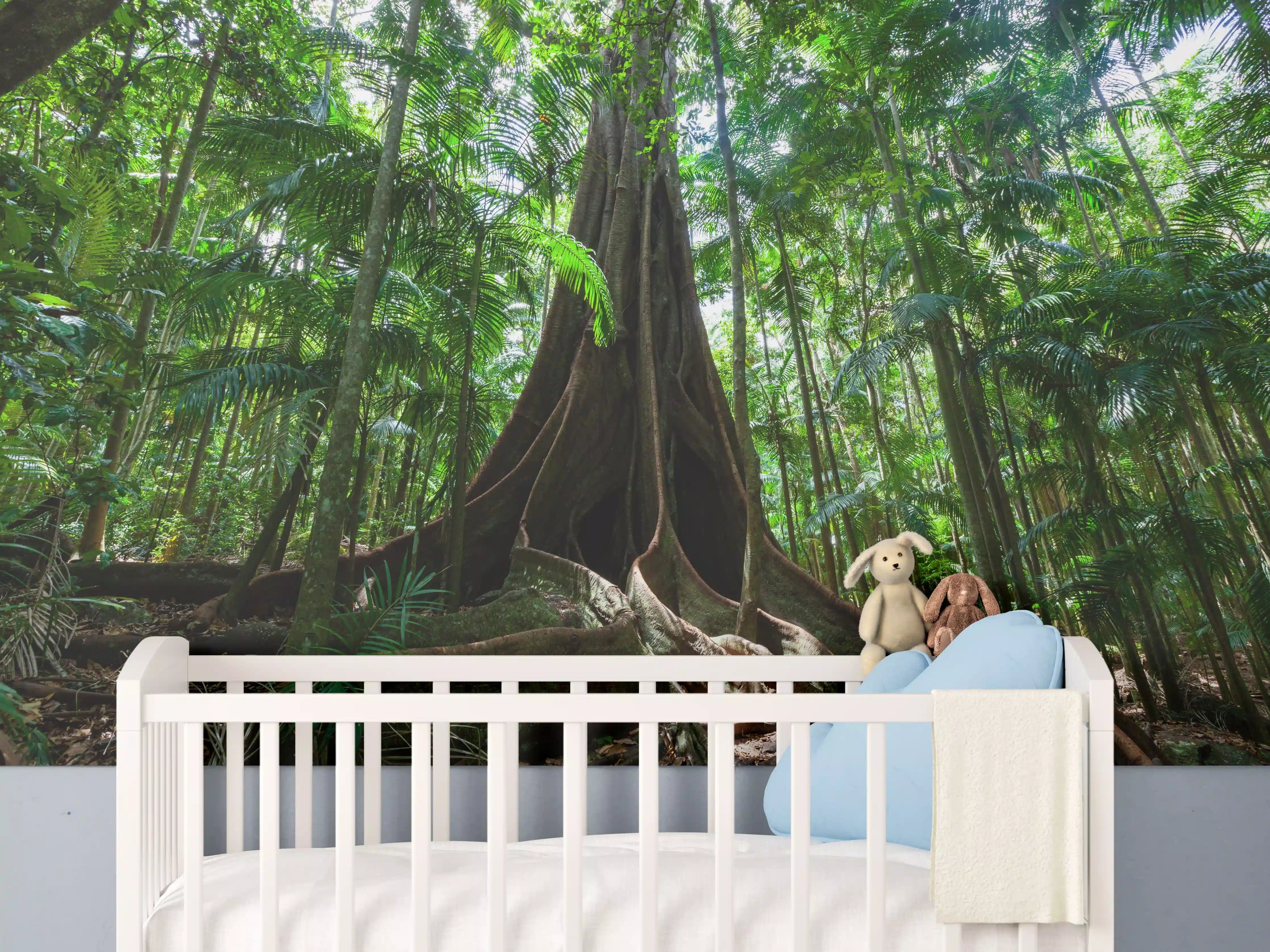 Babyzimmer Wandgestaltung - Erstaunlicher Riesenfeigenbaum